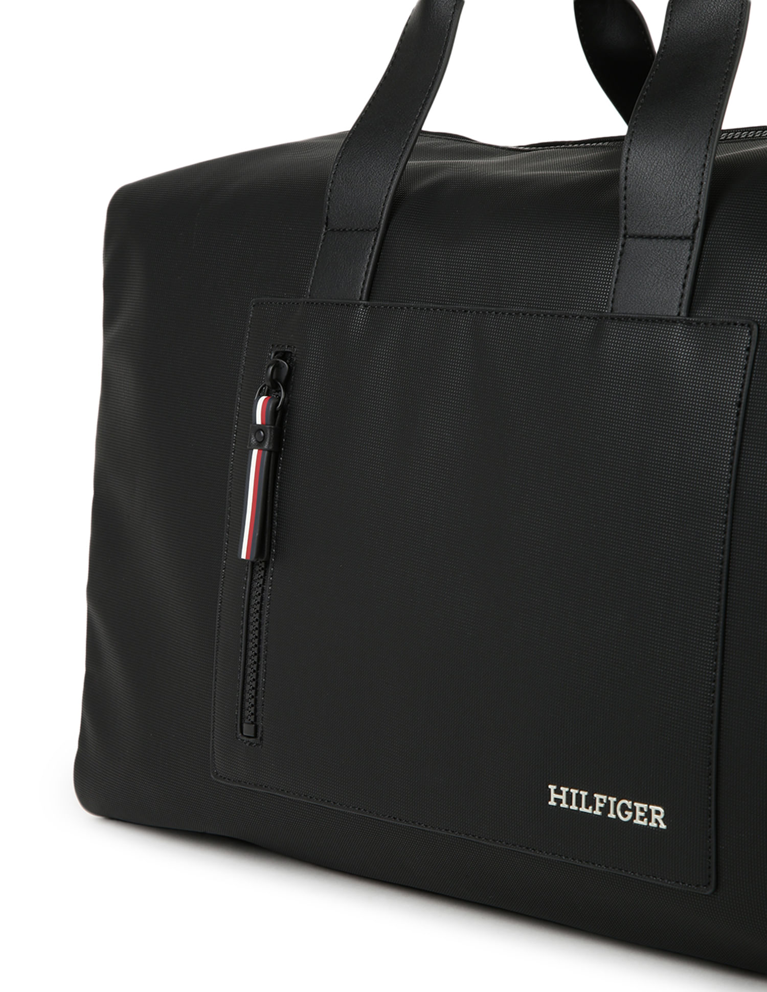 Buy Tommy Hilfiger Solid PU Duffle Bag