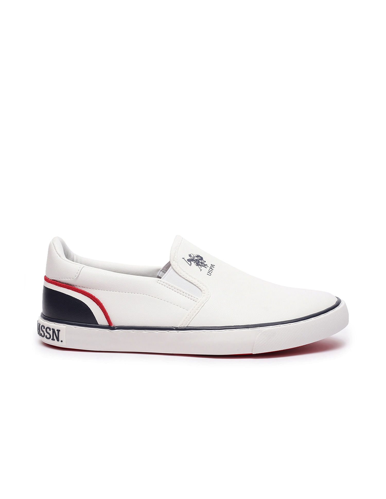U.S. Polo Assn. Men Colourblocked Timeo 3.0 Slip-On Shoes