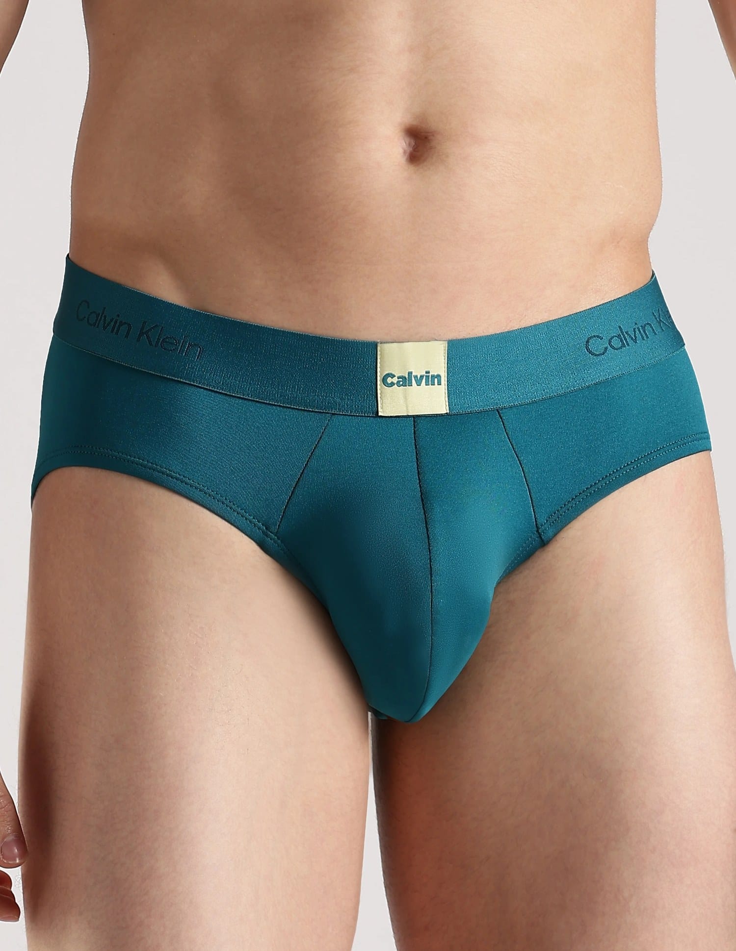 Buy Calvin Klein Underwear Blue Solid Low Rise Brief