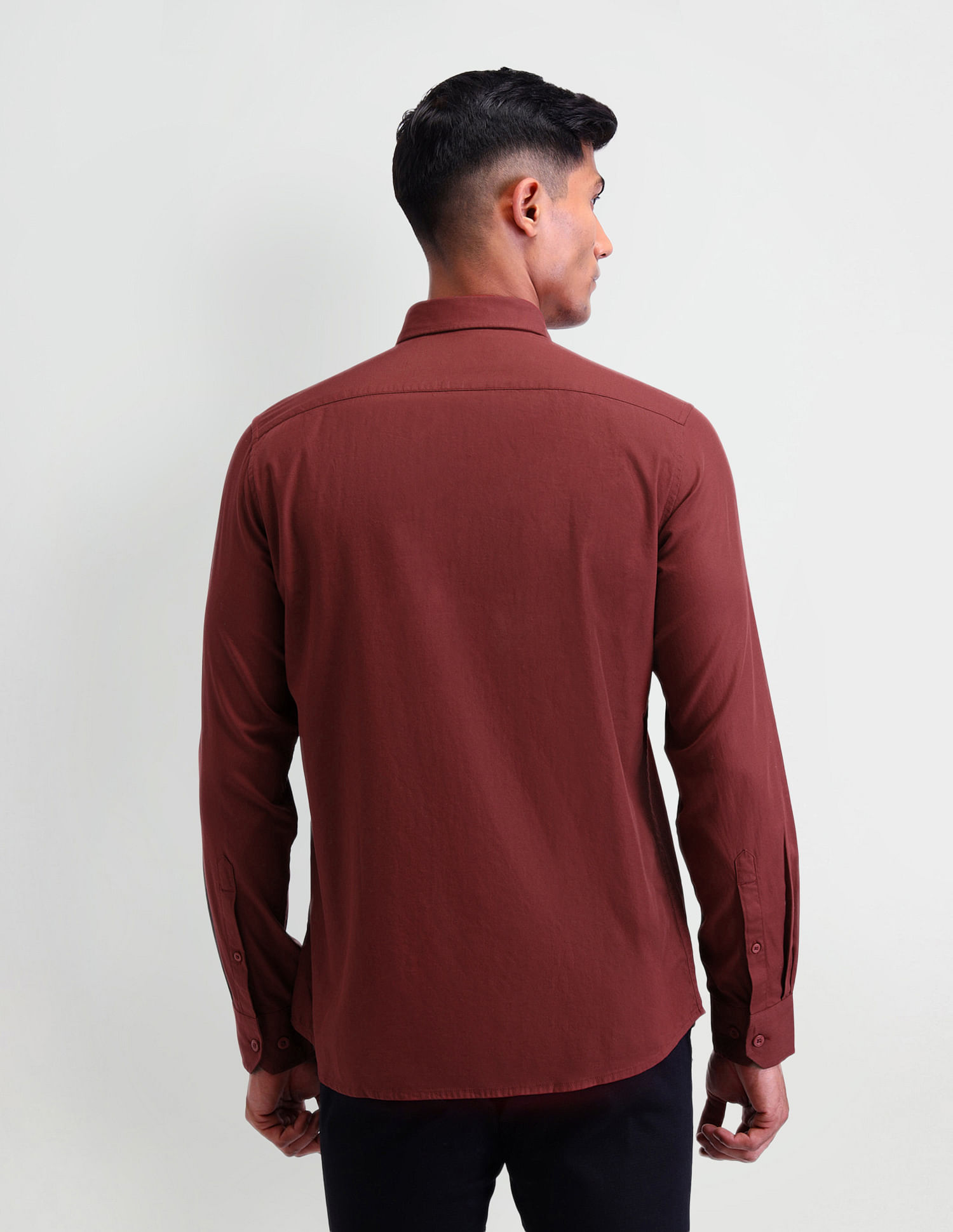 Arrow Sport Horizontal Striped Slim Fit Shirt