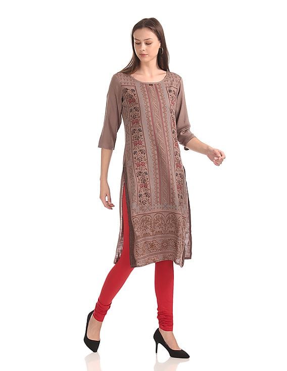 Buy Karigari Drawstring Waist Cotton 