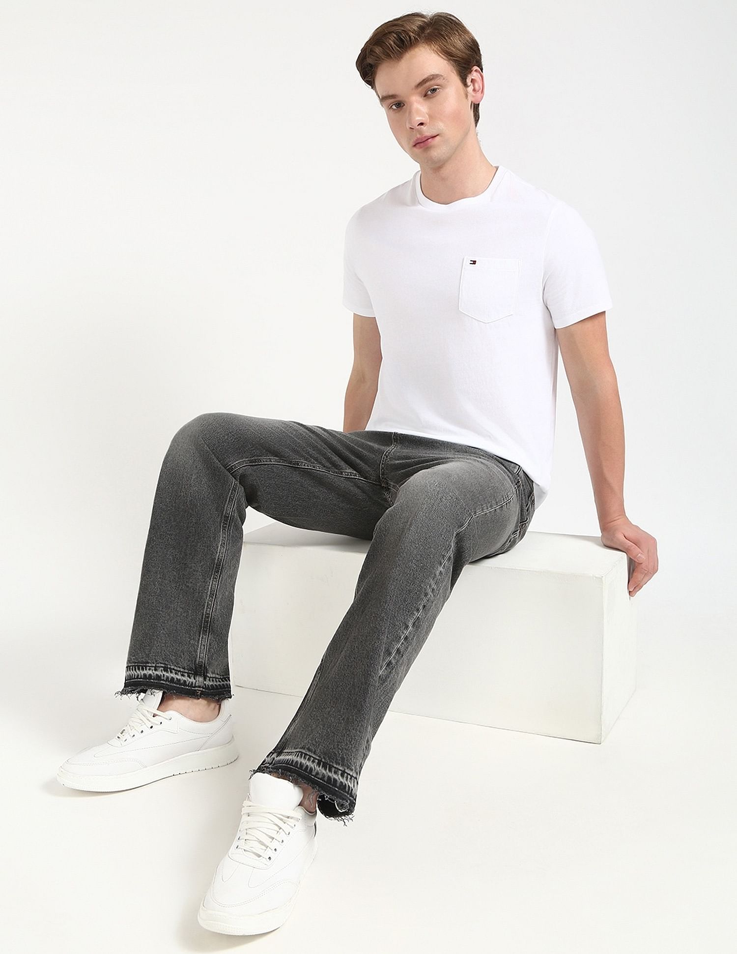 Tommy Hilfiger Solid Regular-Fit Cotton T-Shirt