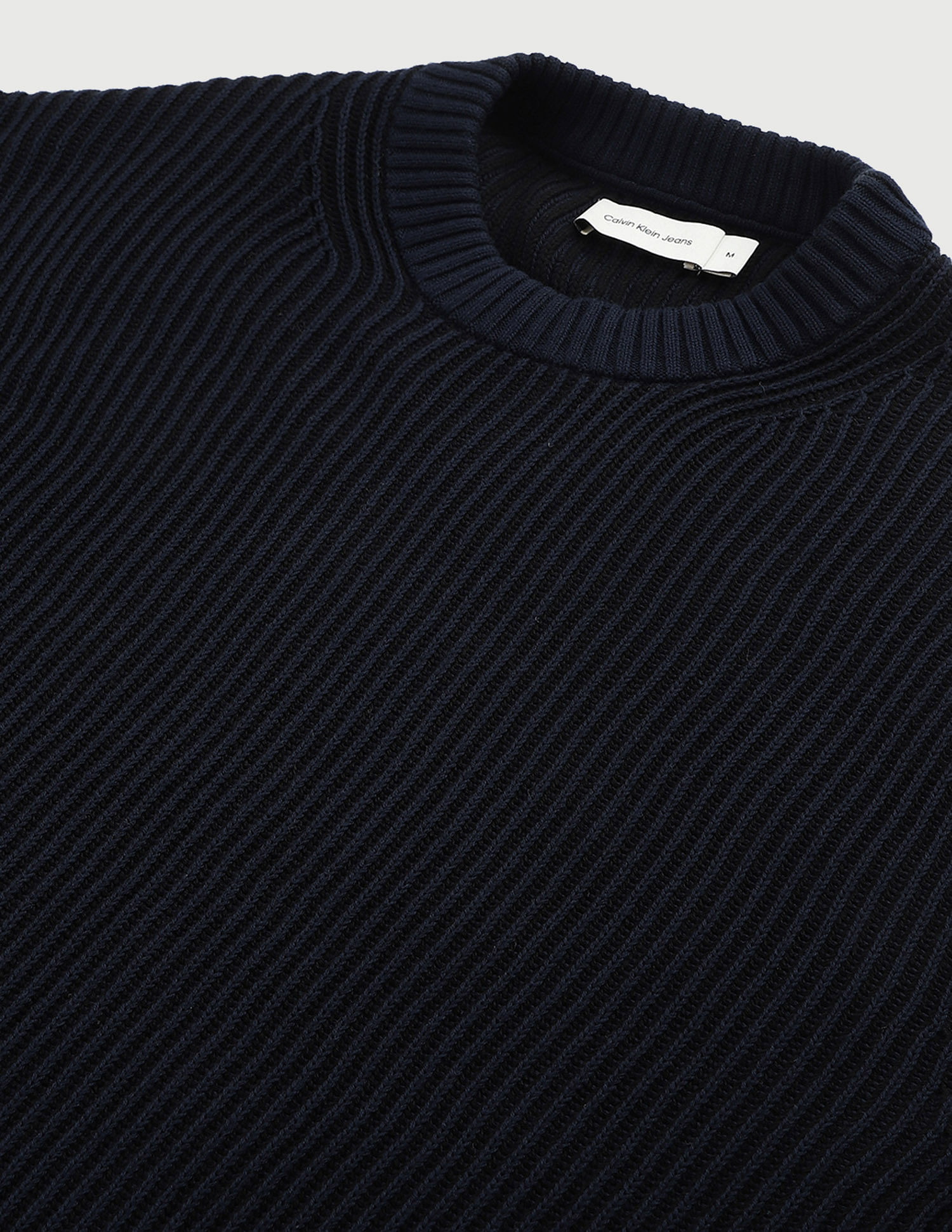 Calvin Klein Jeans Plated Oversized Crew Neck Sweater