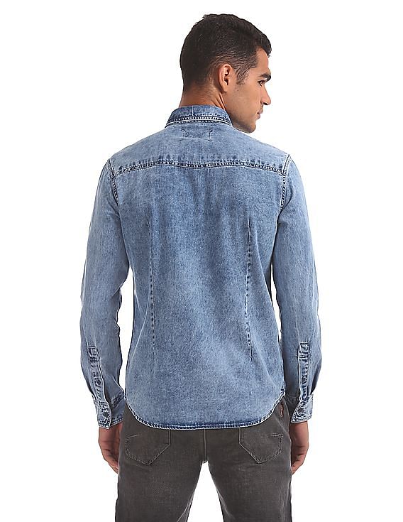 AG Jeans Ag Dakota Denim Shirt, $168 | shopbop.com | Lookastic