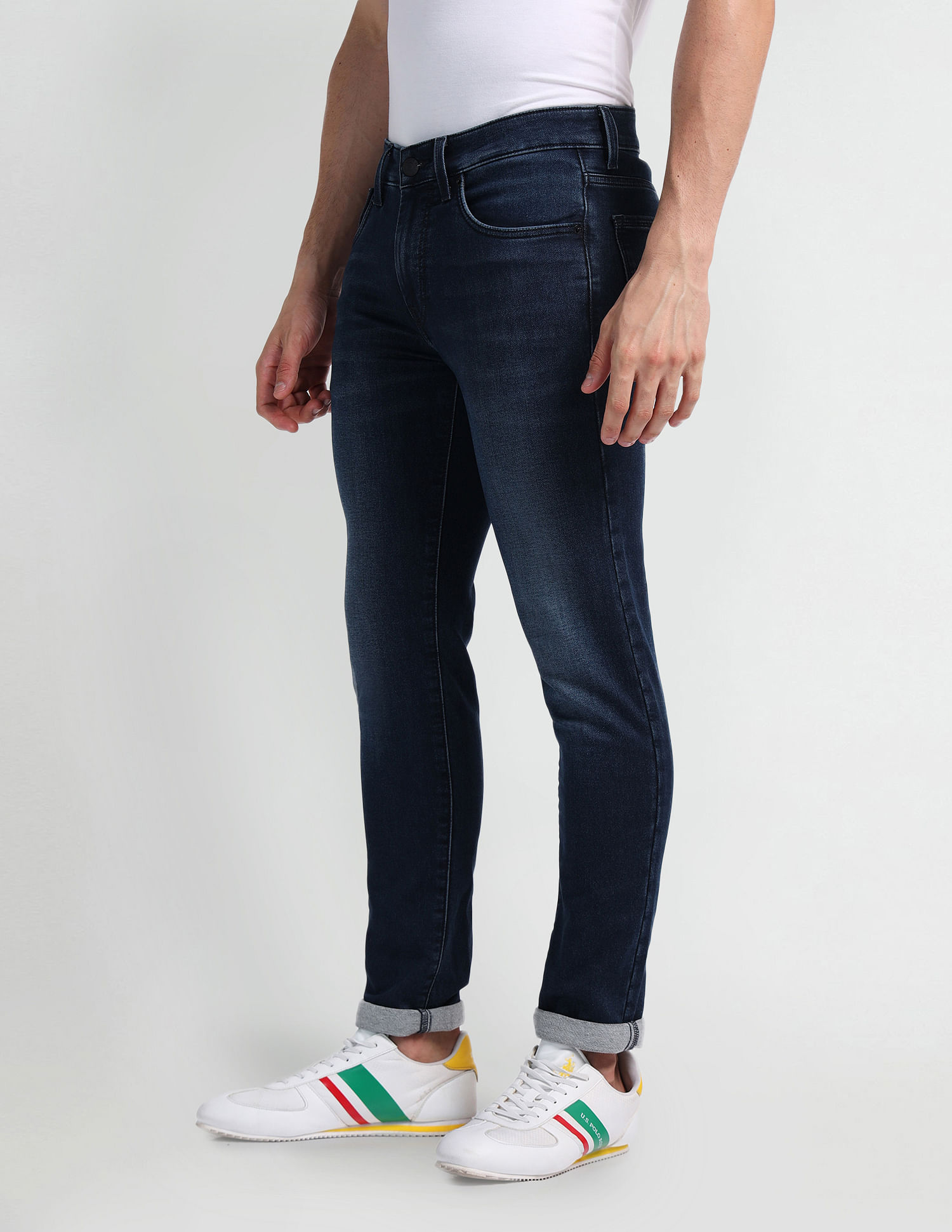 U.S. Polo Assn. Denim Co. Brandon Slim Tapered Fit Blue Jeans