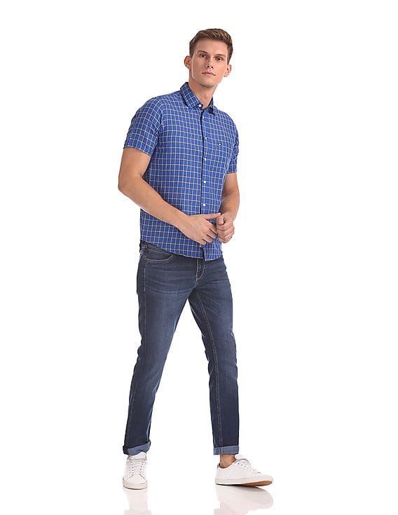 Buy Arrow Sports James D Slim Fit Washed Jeans - NNNOW.com