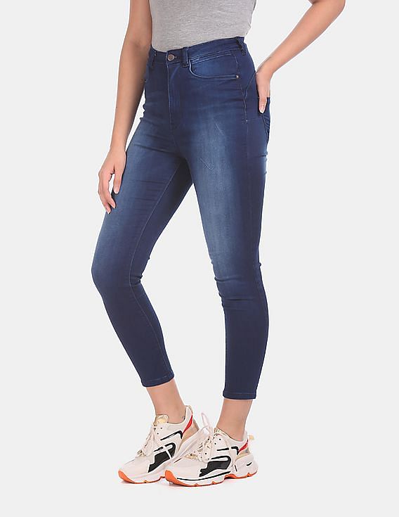 Flying Machine Women Twiggy Super Skinny Fit High Waist Jeans