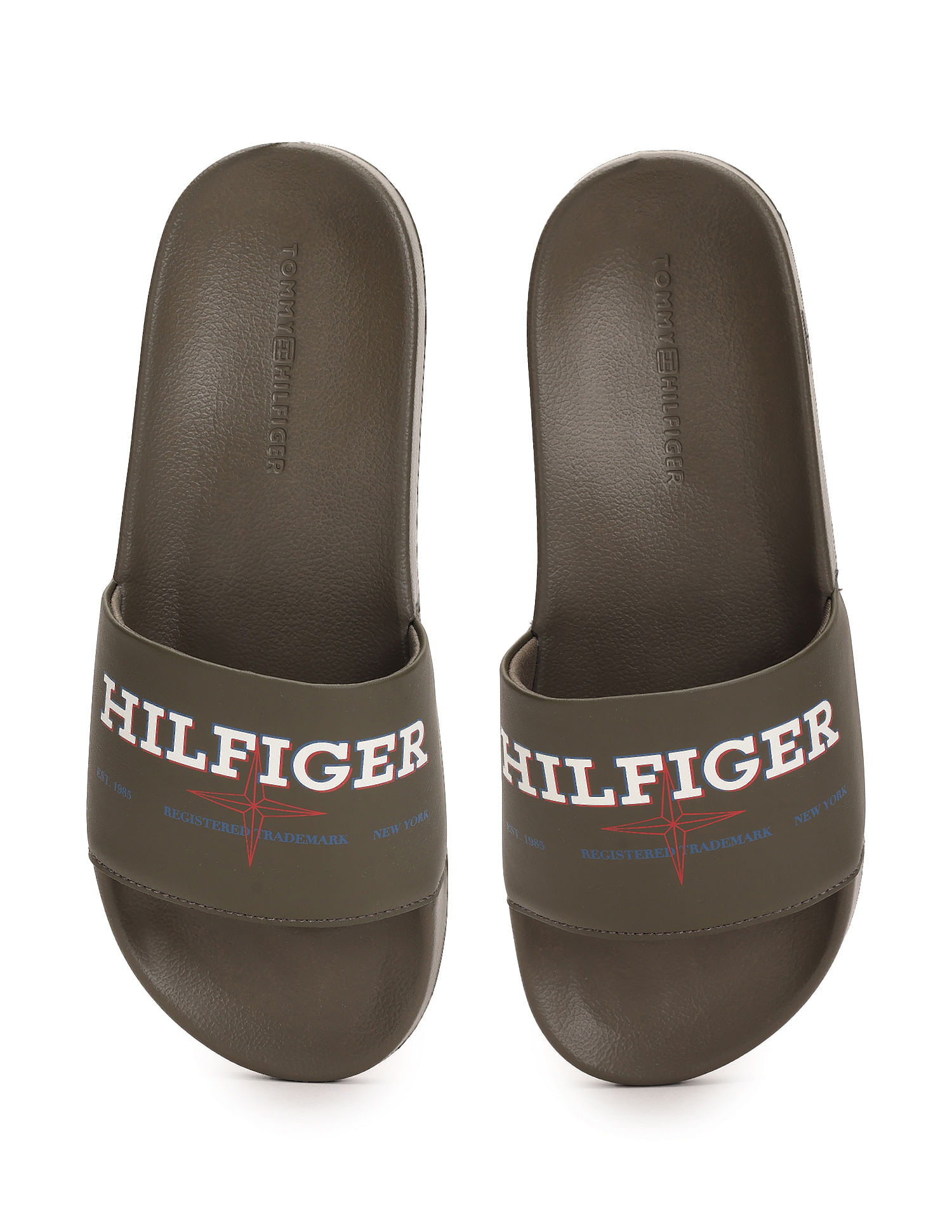 Mens best sale tommy slides