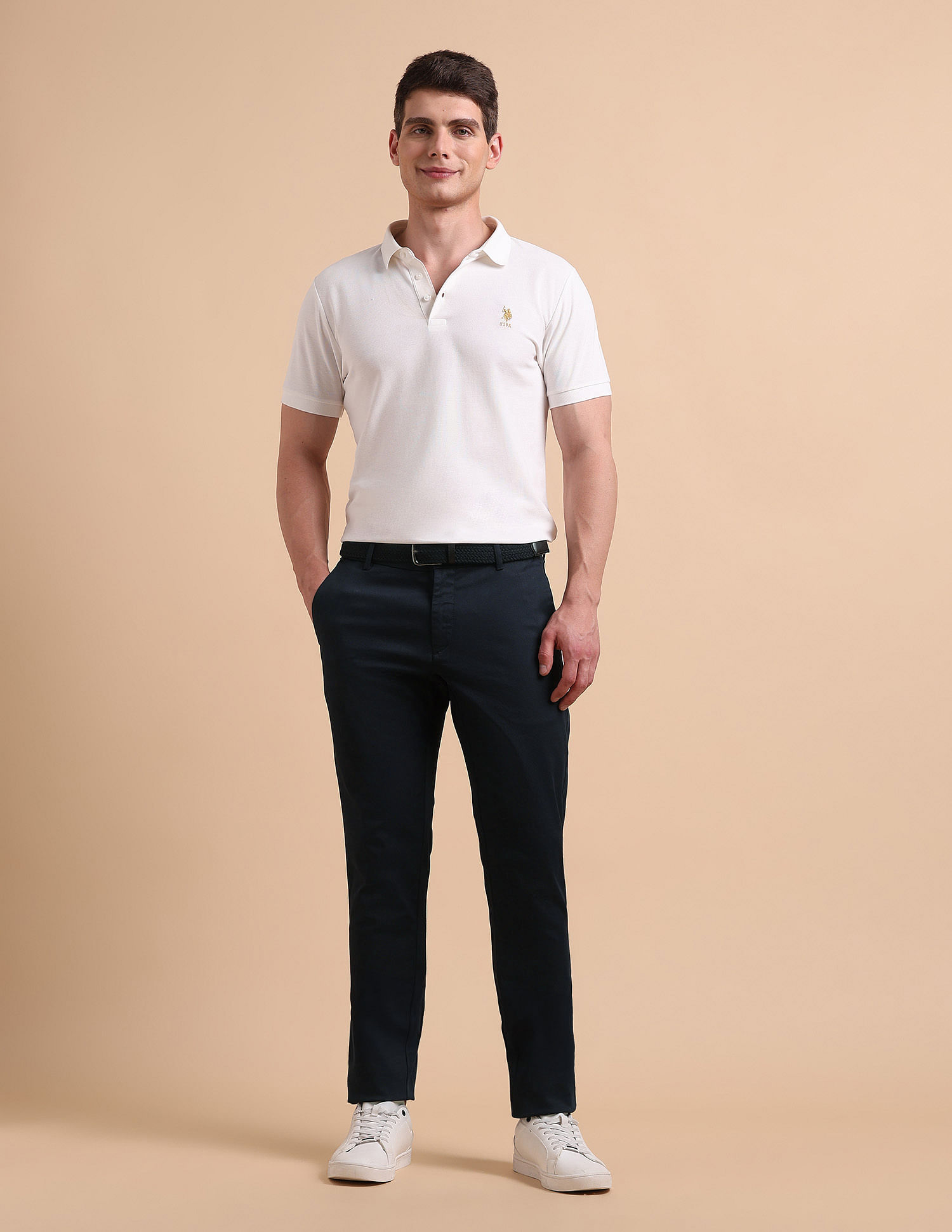 U.S. Polo Assn. Satin Super Slim Fit Trousers