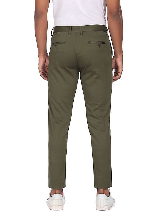 U.S. Polo Assn. Austin Trim Fit Flat Front Casual Trousers
