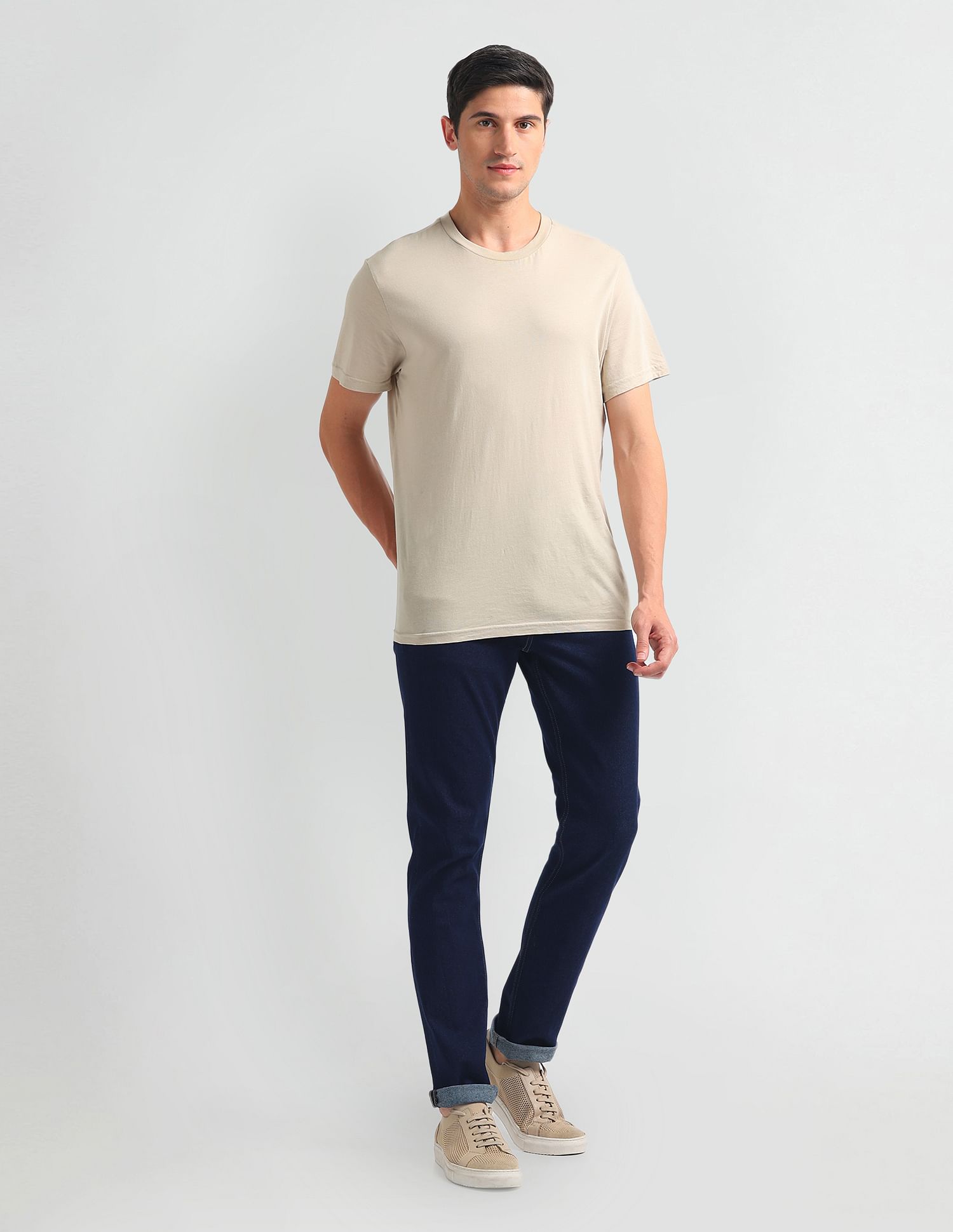 Arrow Sports Mid Rise Jameson Slim Fit Jeans