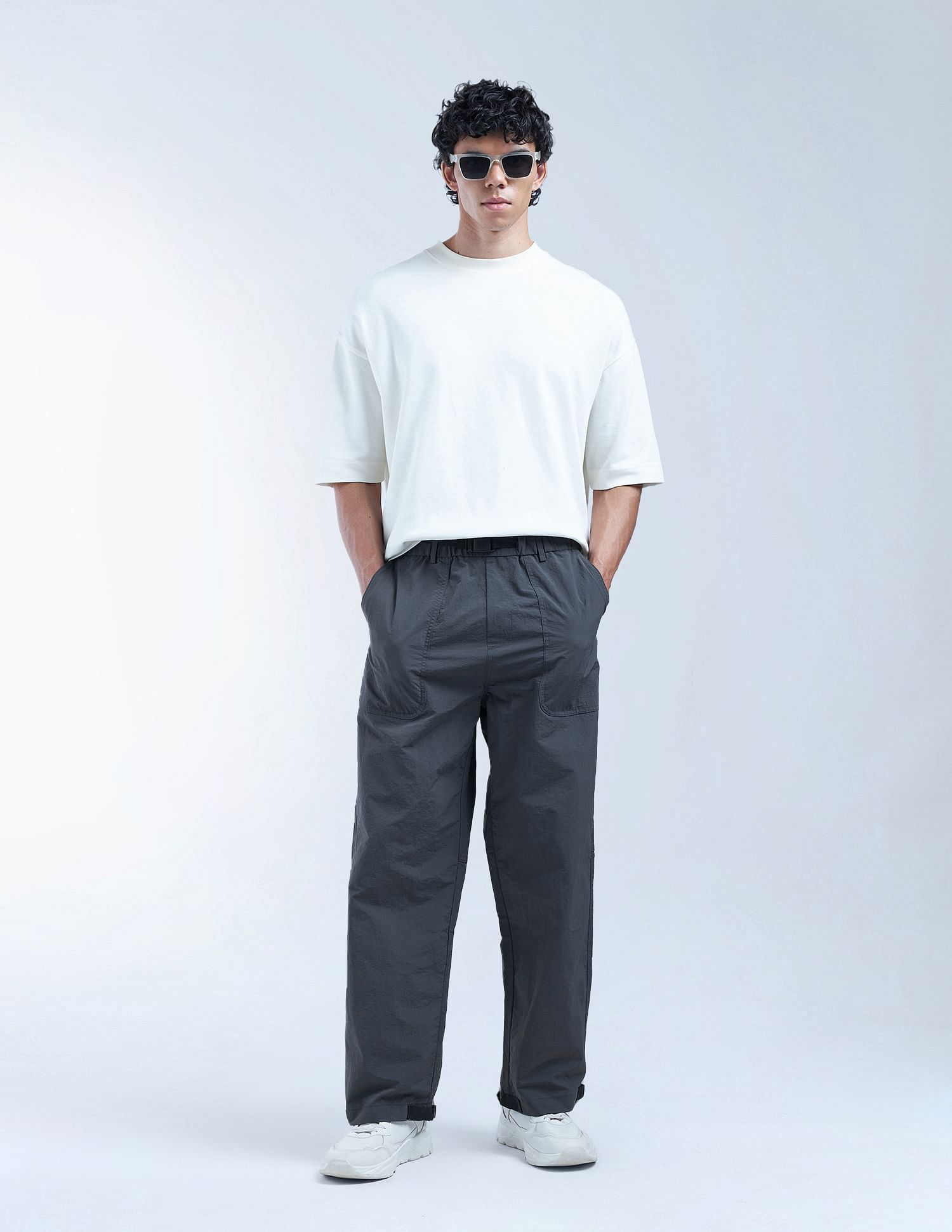 Flying Machine Solid Relaxed Fit Cargos