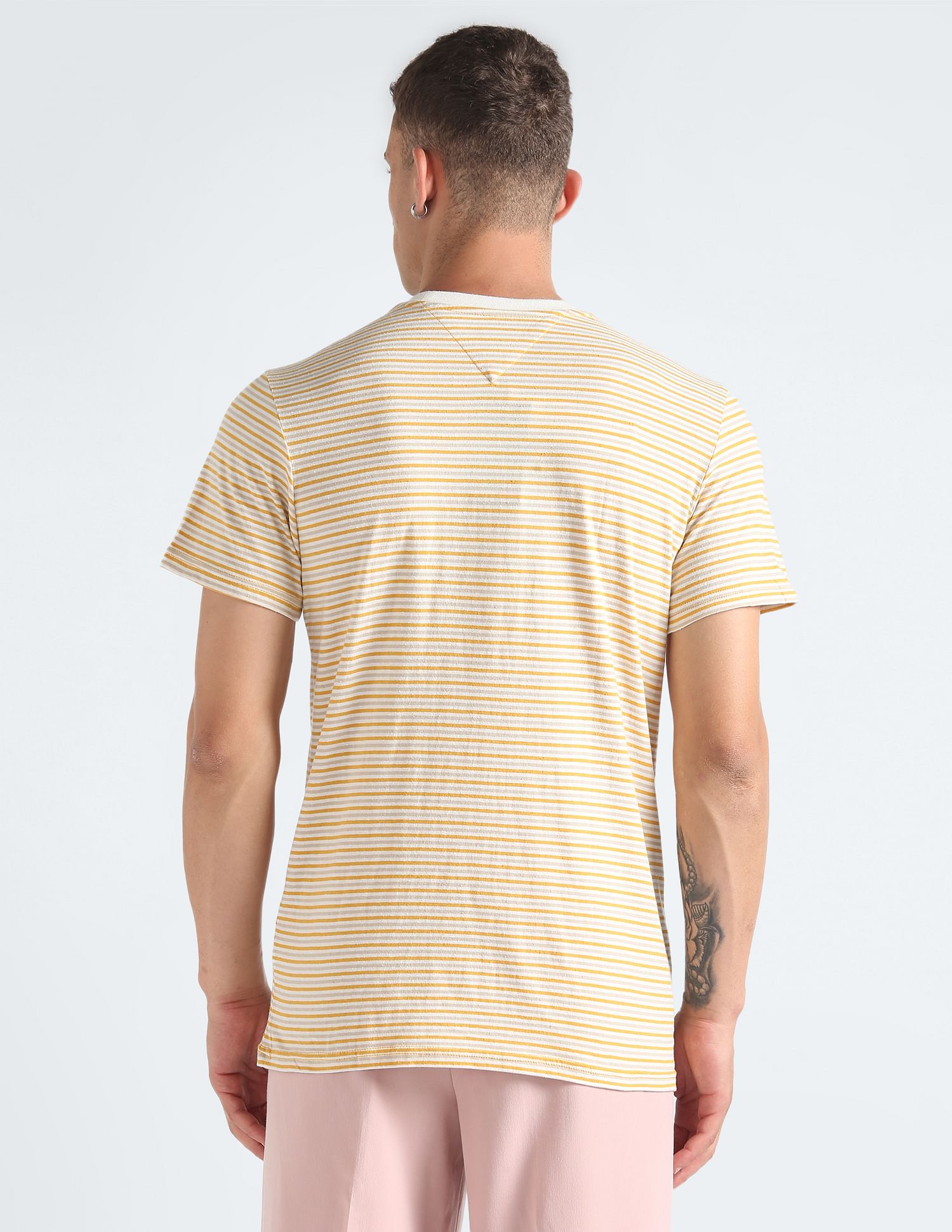 Tommy Hilfiger Textured Stripe Sustainable T-Shirt