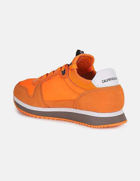 Calvin klein shop orange sneakers