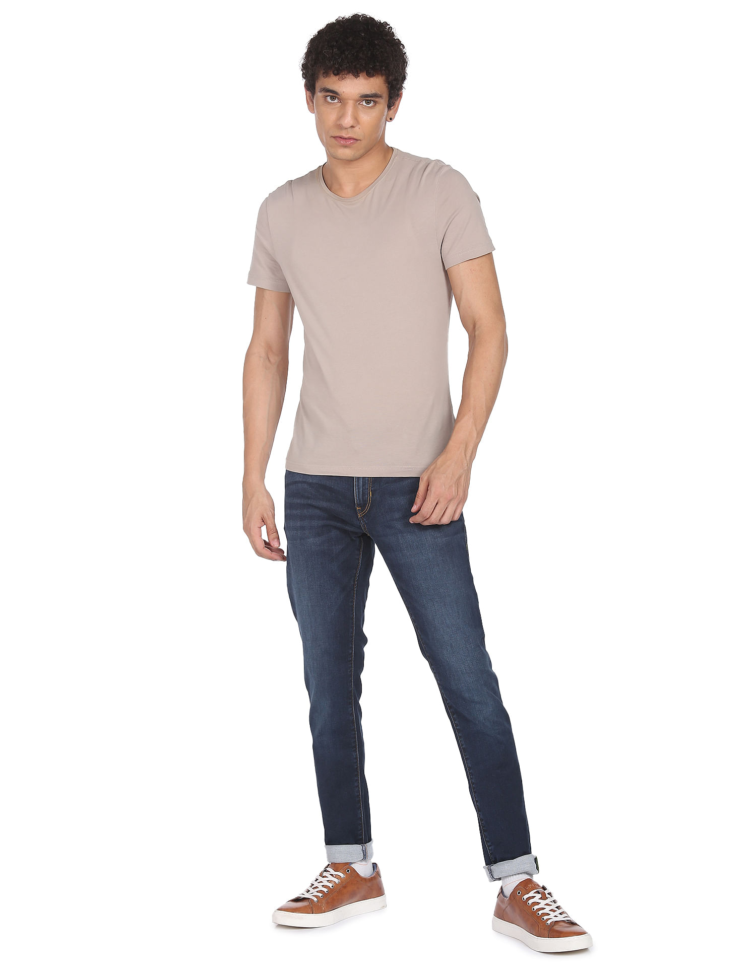 Flying Machine Whiskered Jackson Super Skinny Fit F-Lite Jeans