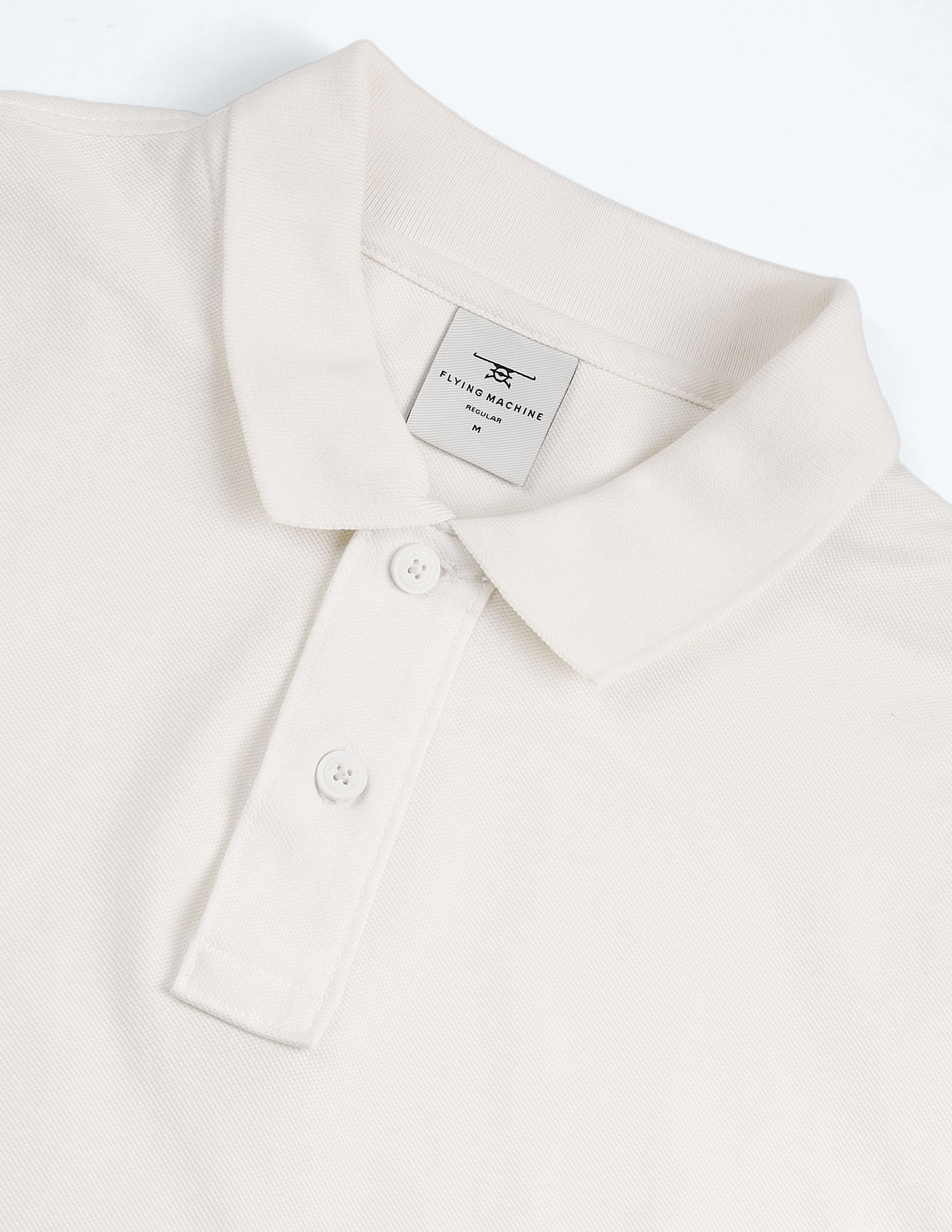 Flying Machine Pique Solid Polo Shirt