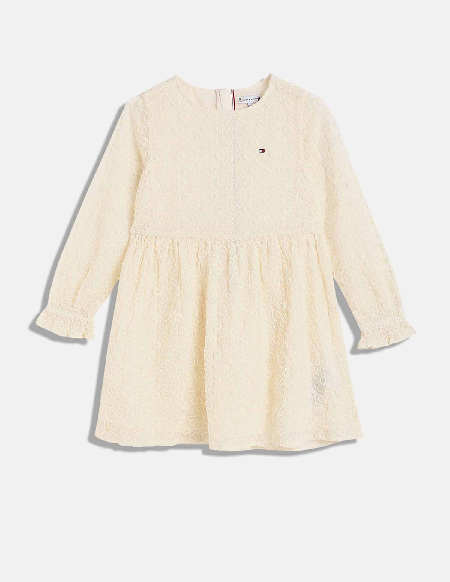 Tommy Hilfiger Kids Girls Aop Regular-Fit Polyester Dress
