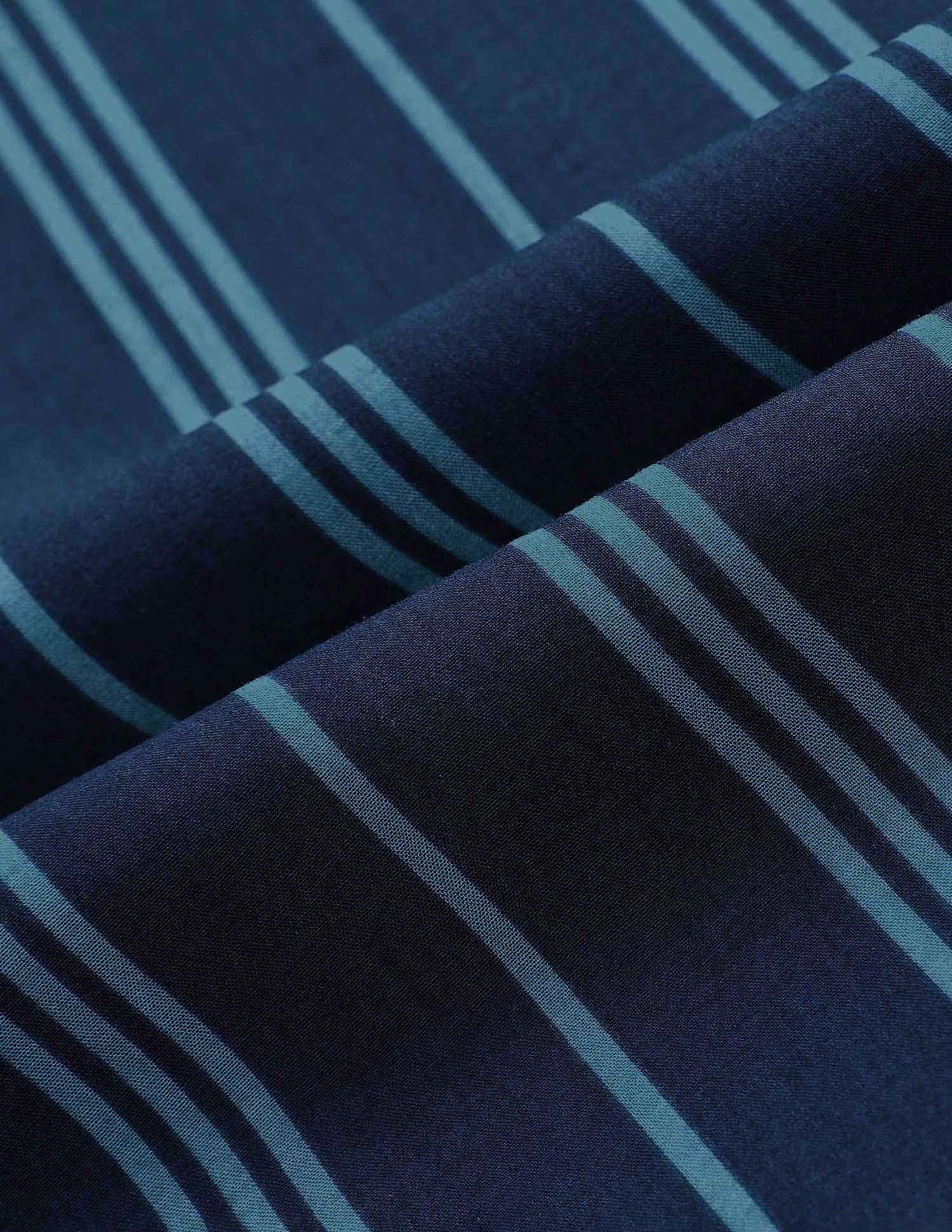 Flying Machine Vertical Striped Original Cuban Shirt