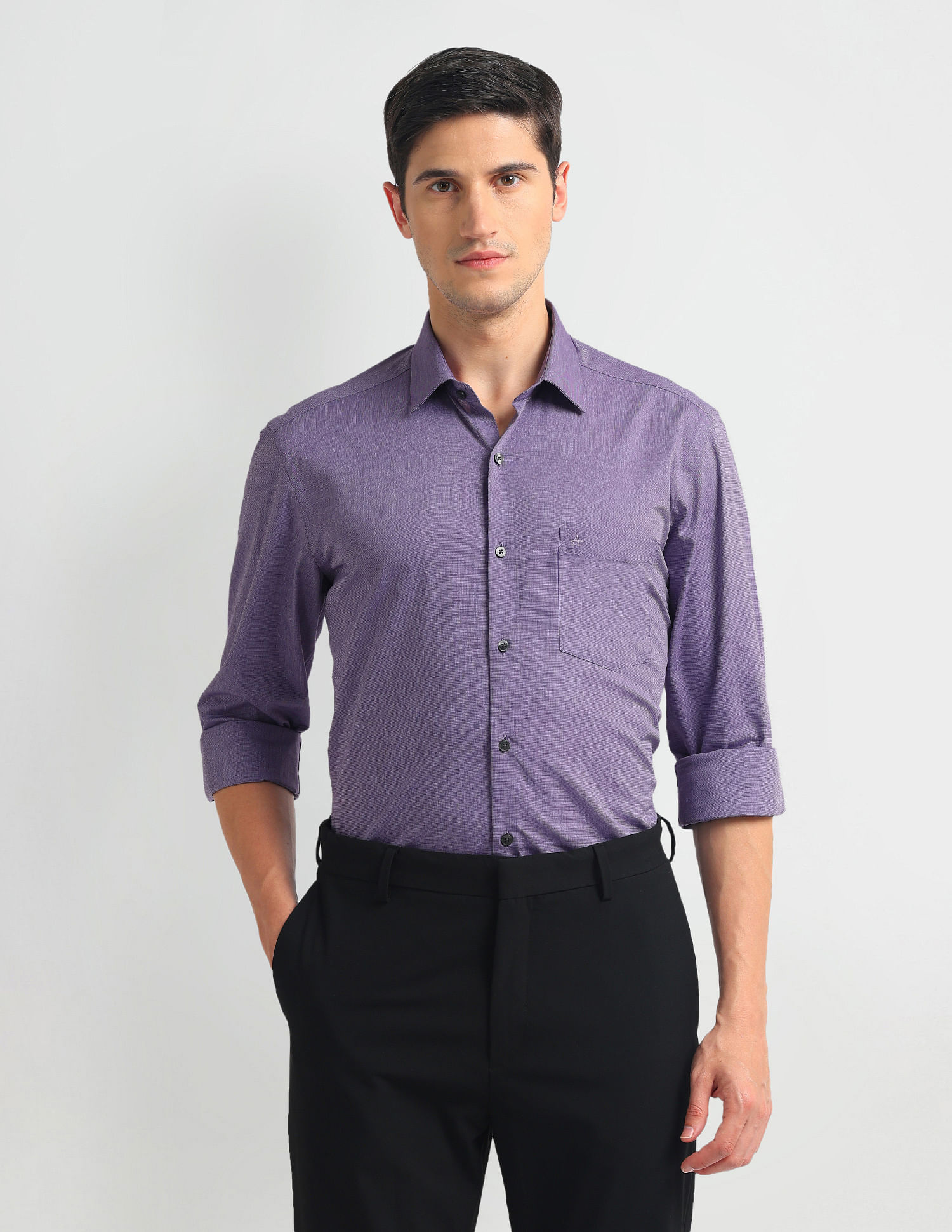 Arrow Pure Cotton Slim Fit Shirt