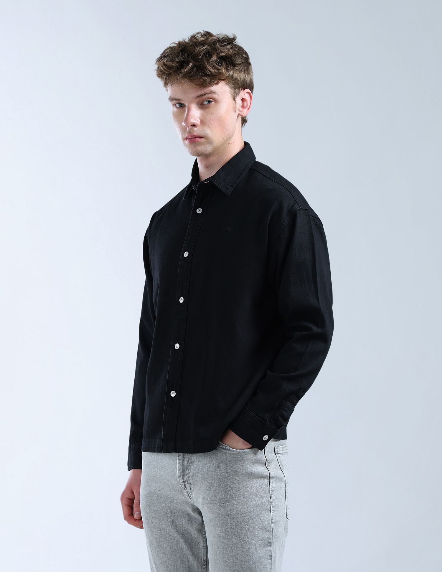 Flying Machine Pure Cotton Oversized Fit Shirt