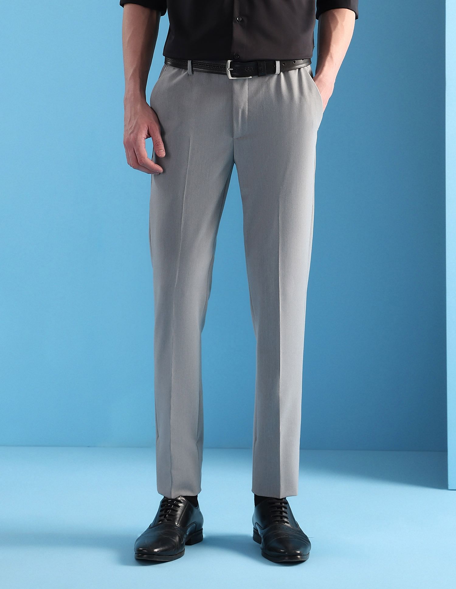Arrow Mid Rise Slim Fit Velocity Trousers