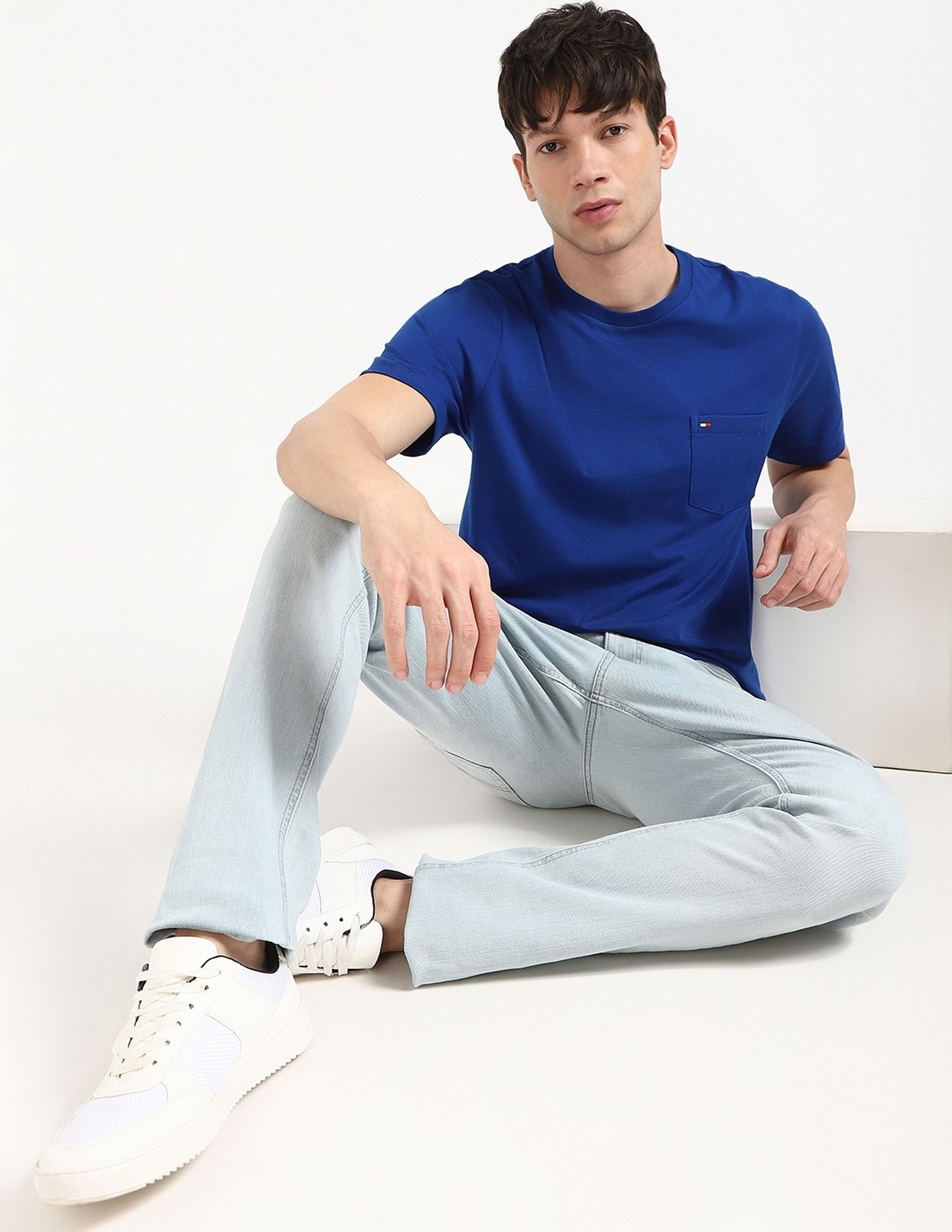 Tommy Hilfiger Solid Regular-Fit Cotton T-Shirt