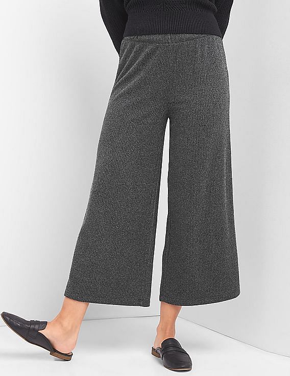 Gap wide deals leg cropped pants