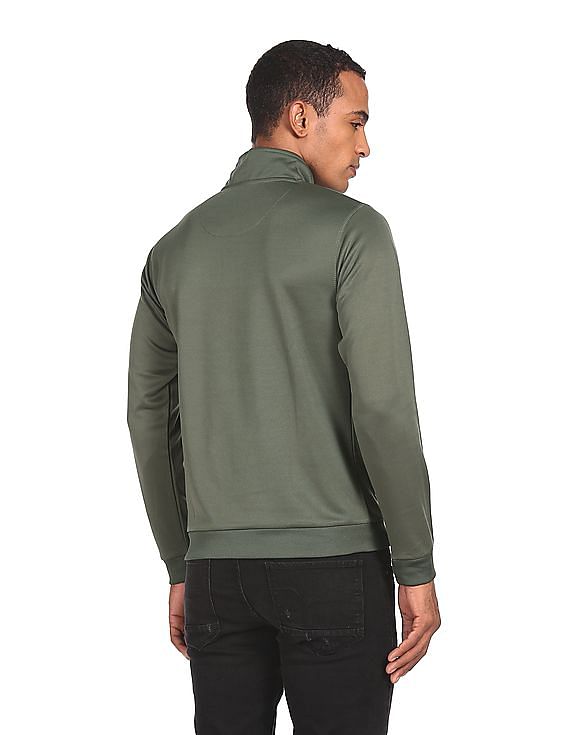 Flying Machine Long Sleeve High Neck Sweatshirt