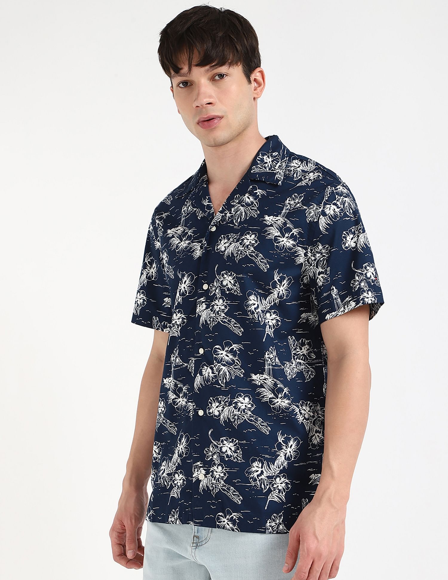 Tommy Hilfiger Printed Regular Fit Shirt