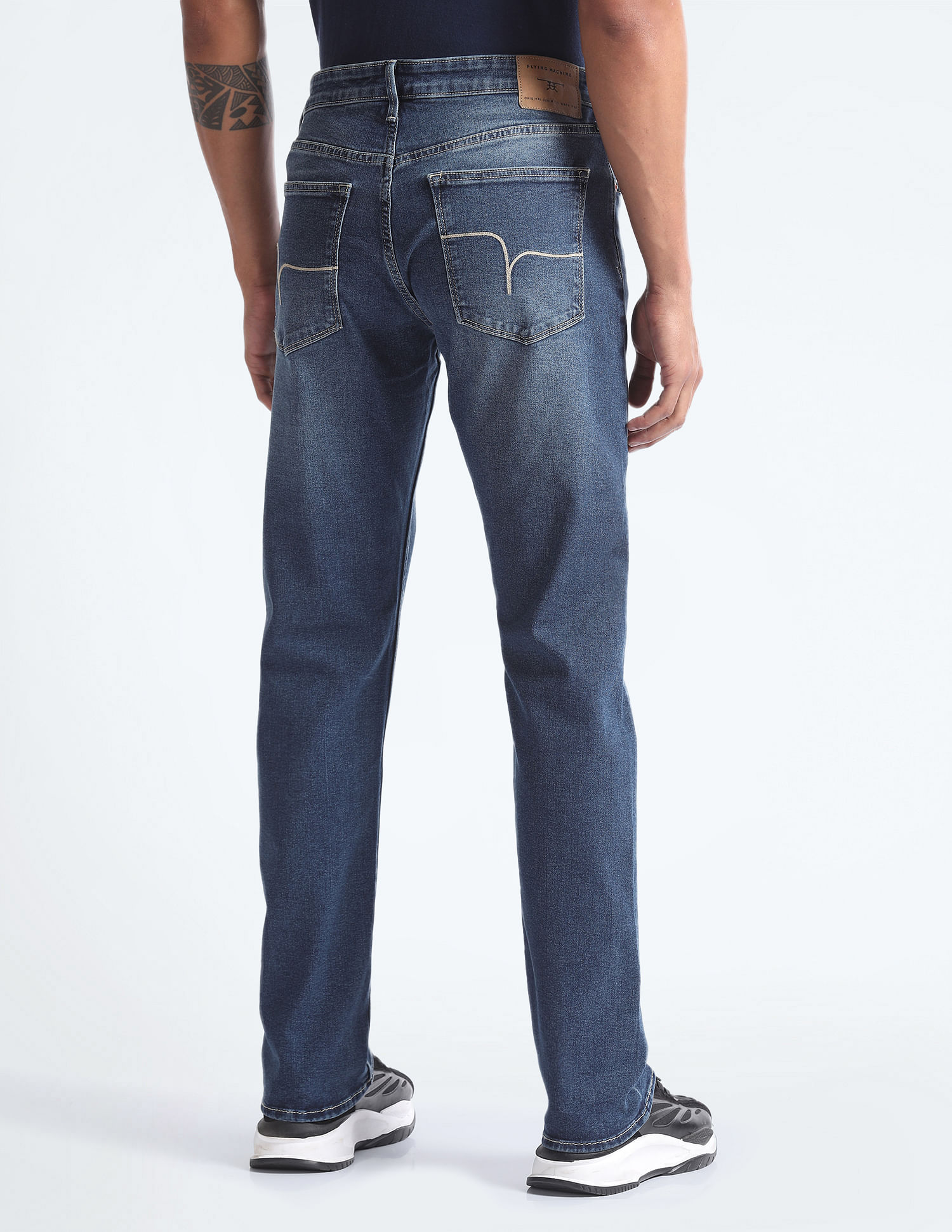 Flying Machine F-Jango Relaxed Straight Fit Jeans