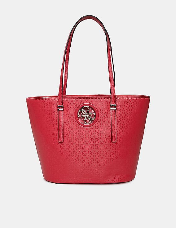 Buy GUESS Women Red Handbag RED Online @ Best Price in India