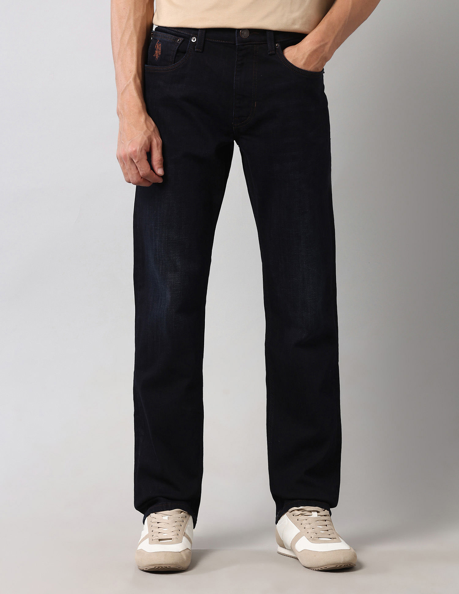 U.S. Polo Assn. Denim Co. Harold Slim Straight Fit Blue Vintage Jeans