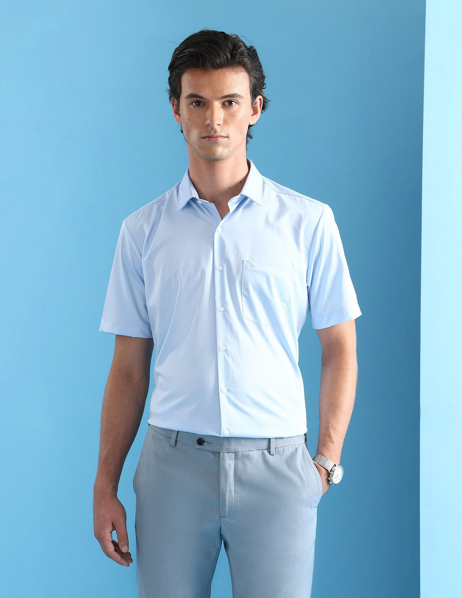 Arrow Solid Liberty Classic Fit Velocity Shirt
