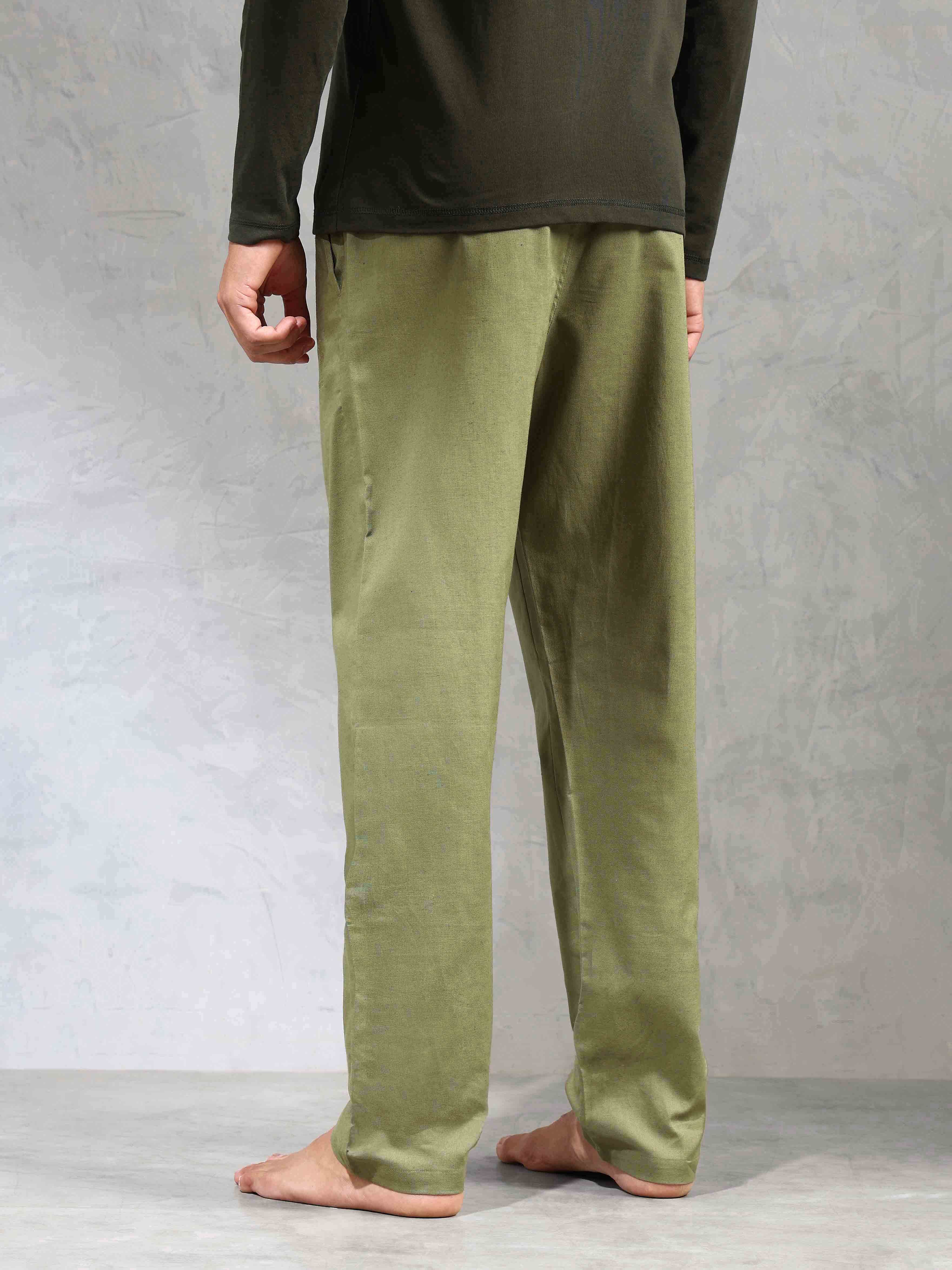 U.S. Polo Assn. Relaxed Fit Cotton Linen OELP8 Lounge Pants - Pack Of 1