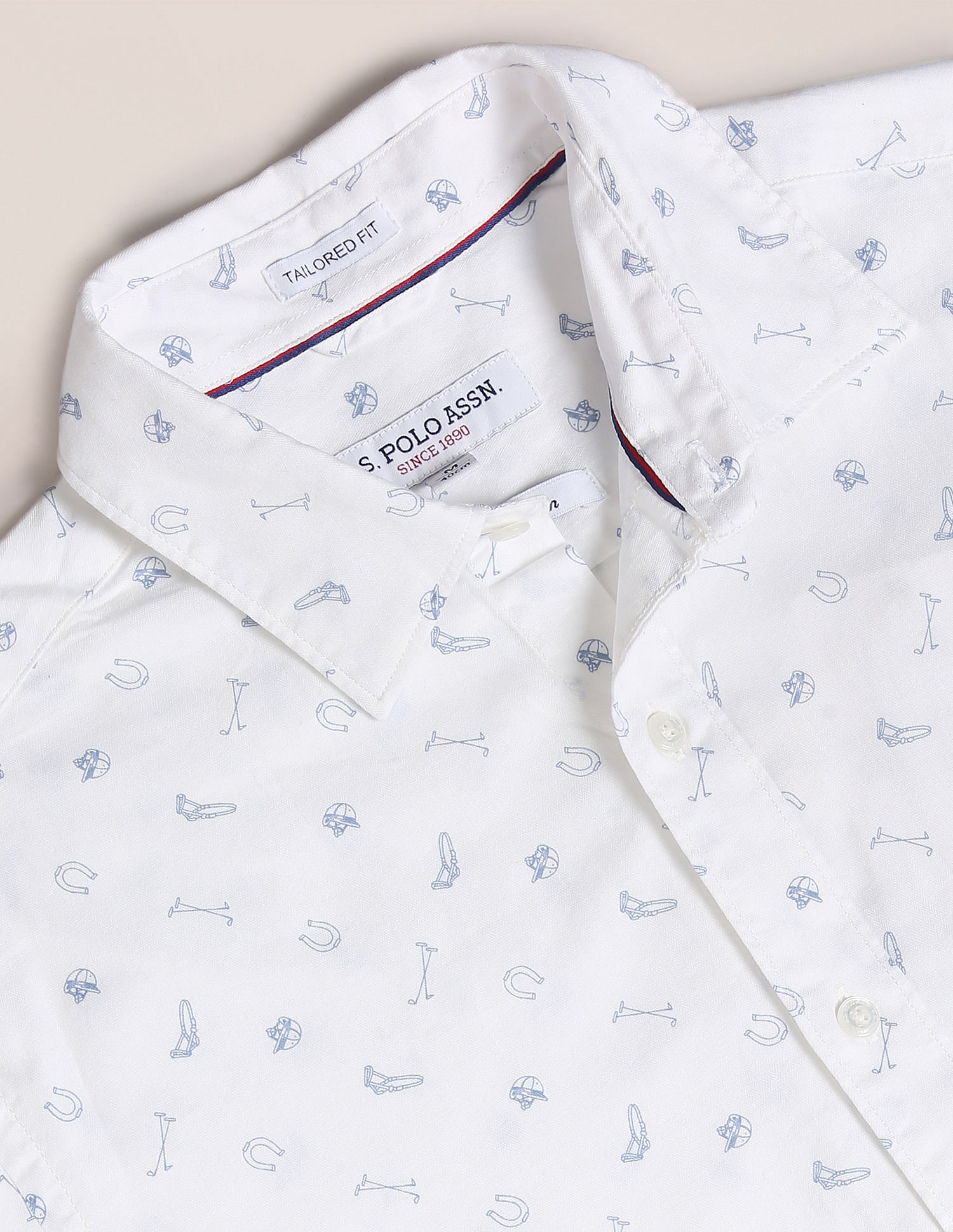 U.S. Polo Assn. Premium Cotton Printed Casual Shirt