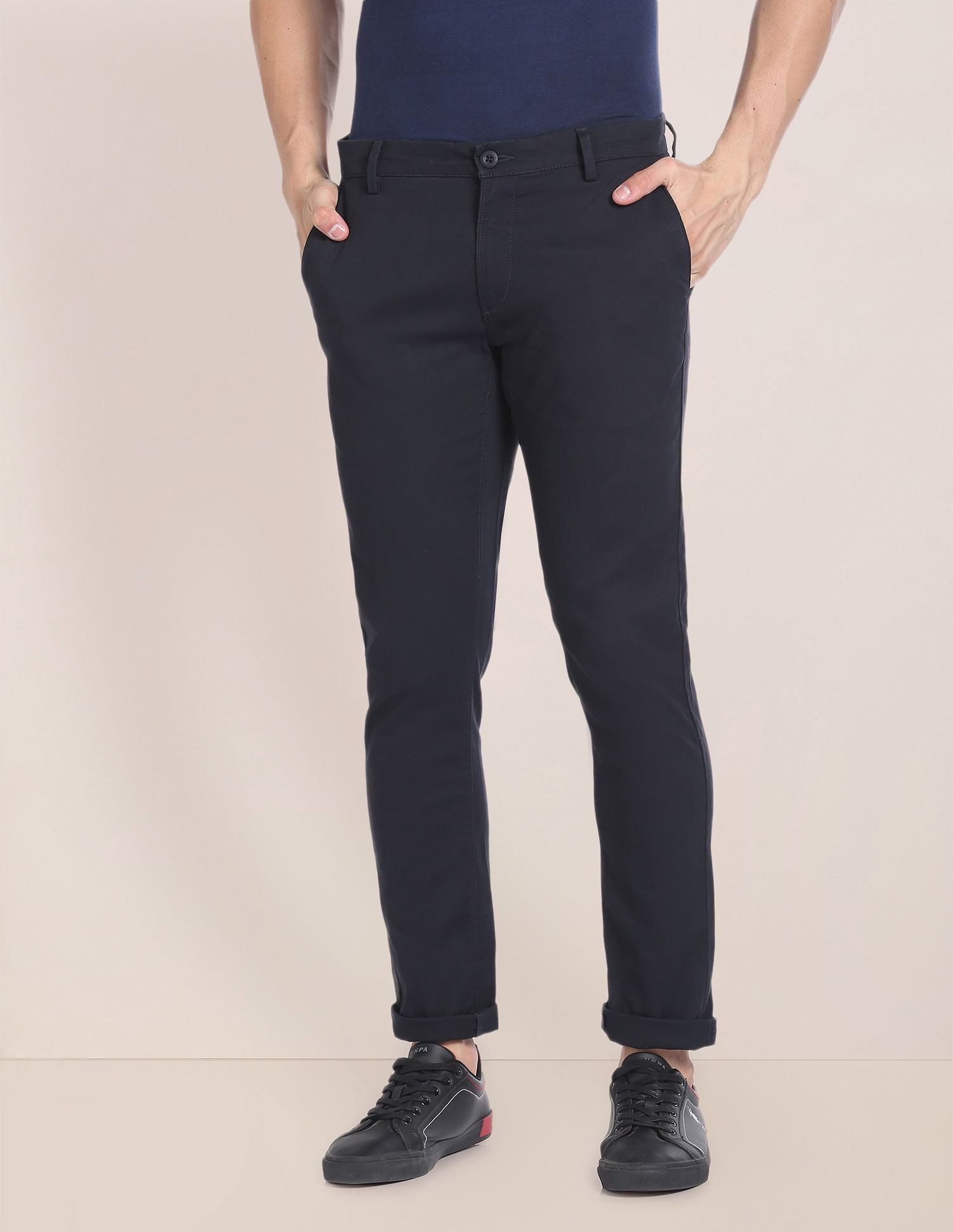 U.S. Polo Assn. Austin Regular Fit Twill Trousers