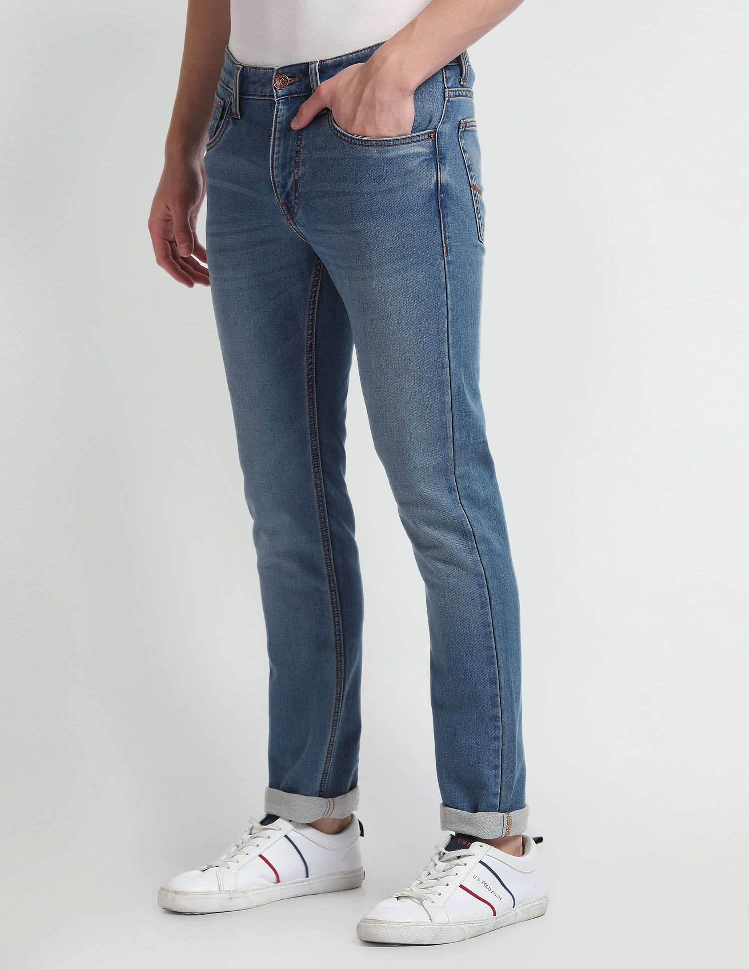 U.S. Polo Assn. Denim Co. Regallo Skinny Fit Blue Jeans