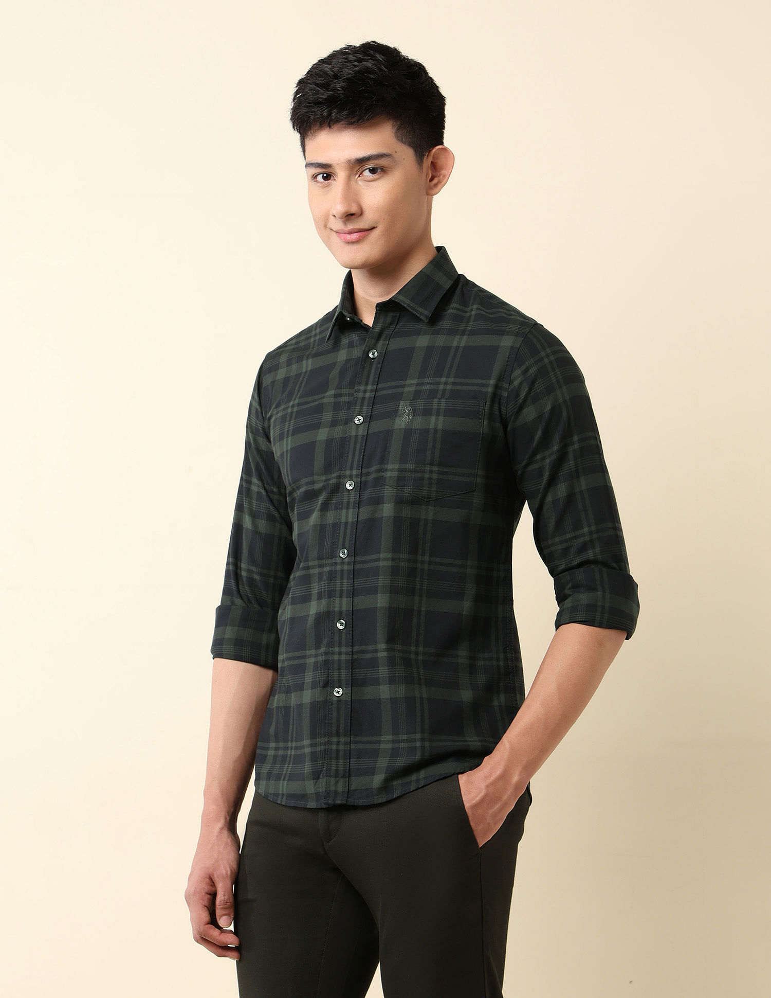 U.S. Polo Assn. Pure Cotton Tailored Fit Shirt