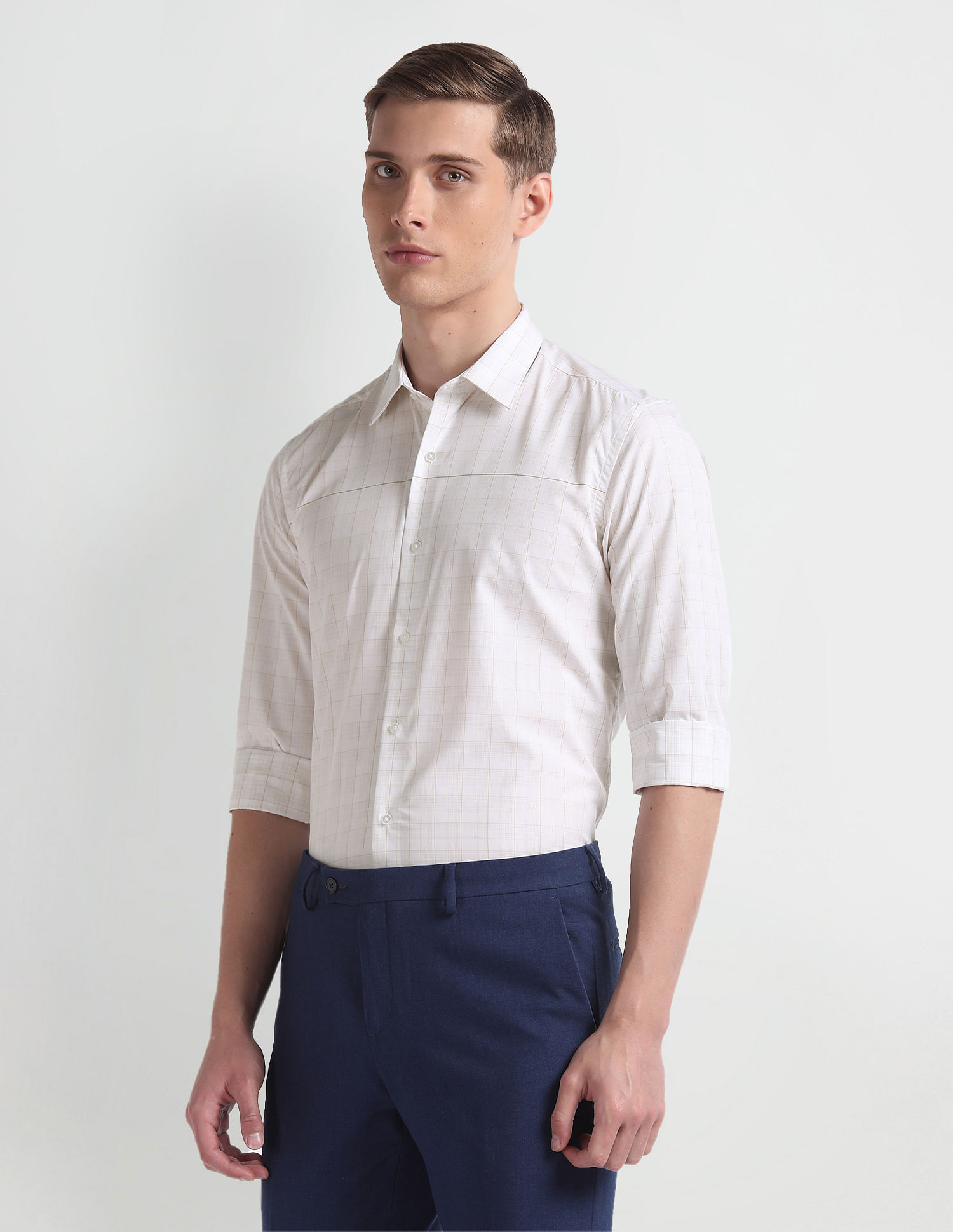 Arrow Newyork Tartan Check Cotton Shirt