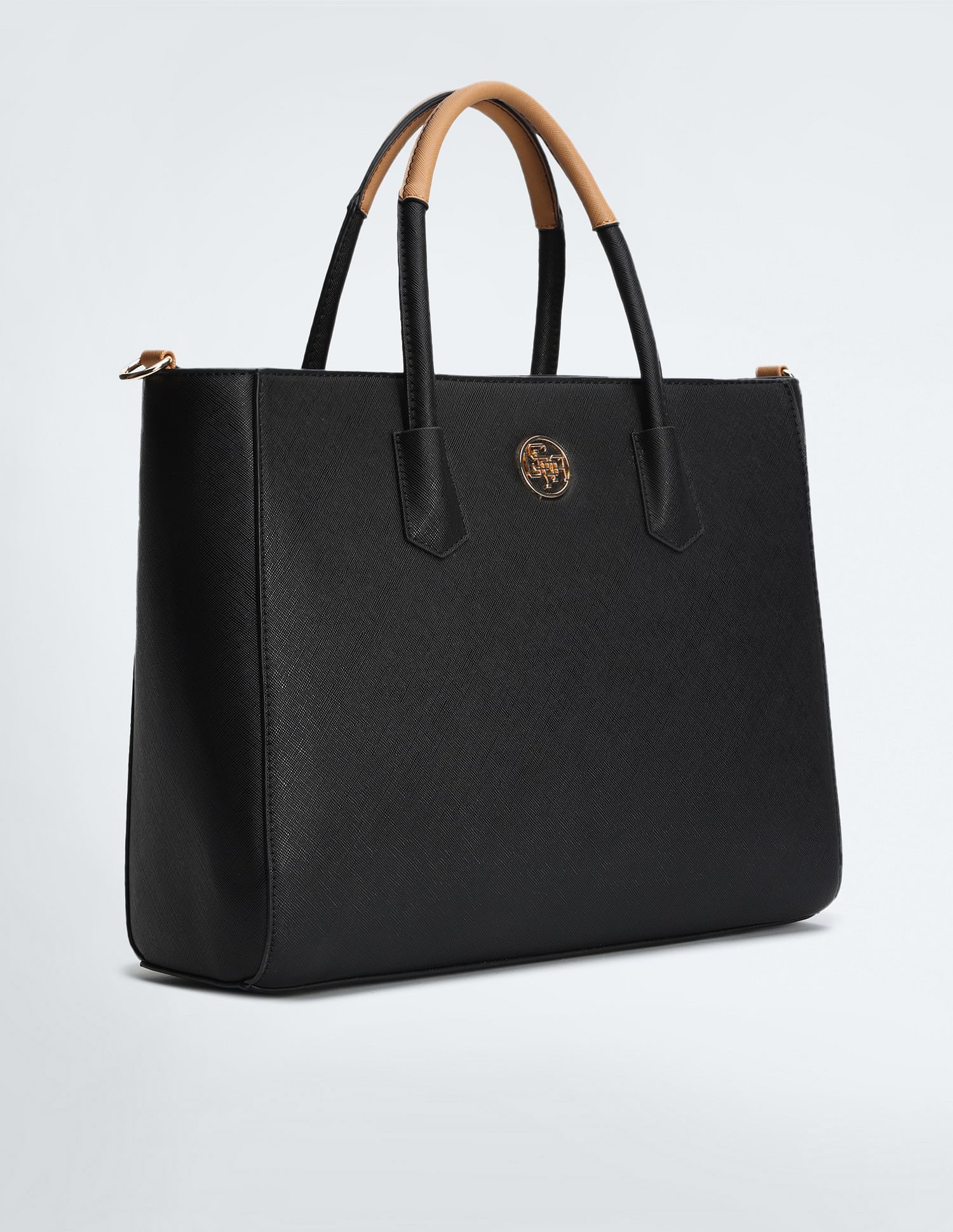 U.S. Polo Assn. Women Metallic Hardware Structured Handbag