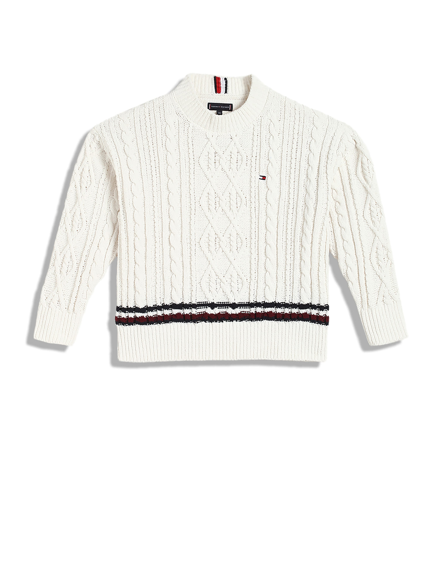 Buy Tommy Hilfiger Kids Boys Cable Knit Regular Fit Sweatshirt