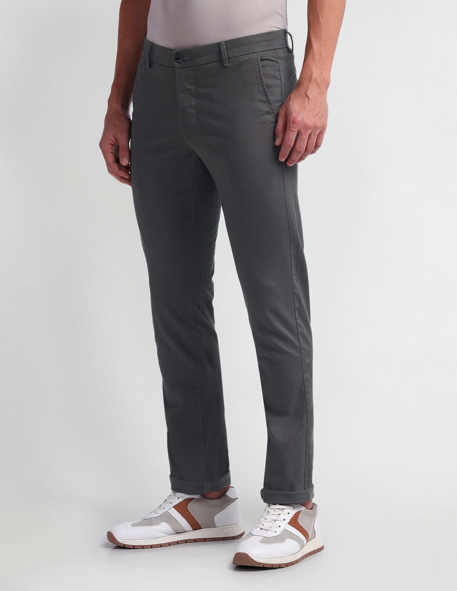 Arrow Sport Slim Fit Dobby Trousers
