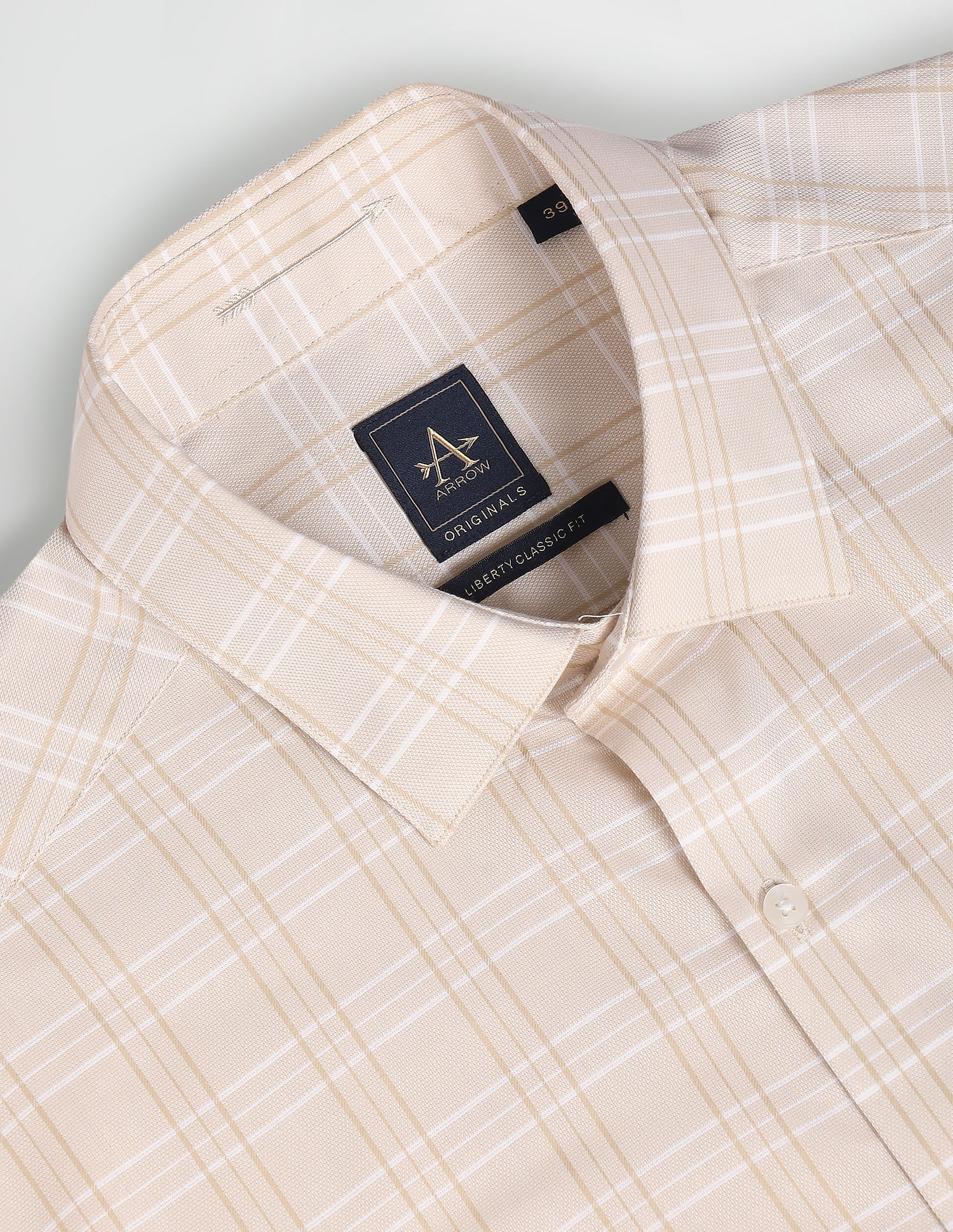 Arrow Windowpane Check Cotton Shirt