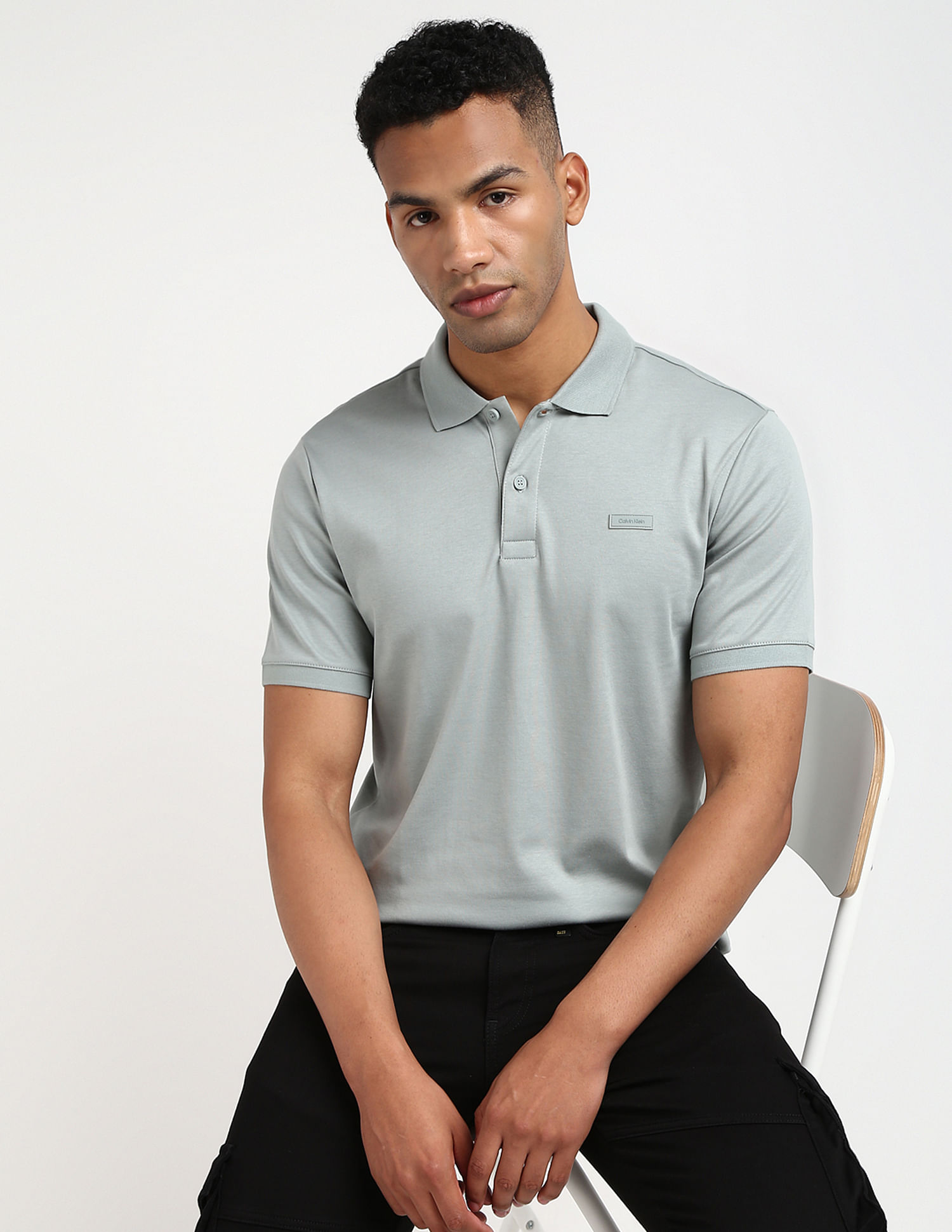 Buy Calvin Klein Sustainable Slim Fit Polo Shirt NNNOW