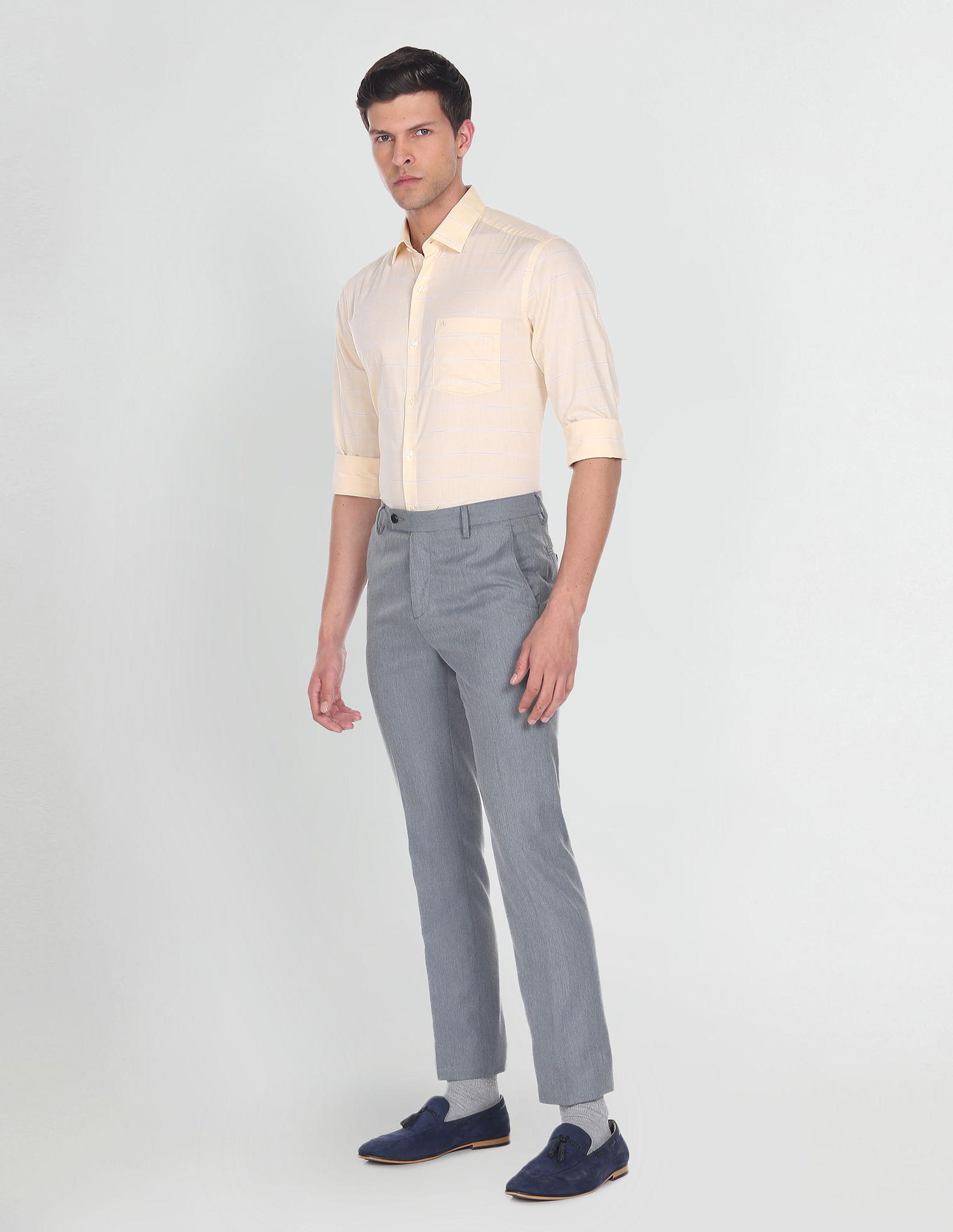 Arrow Horizontal Stripe Dobby Shirt