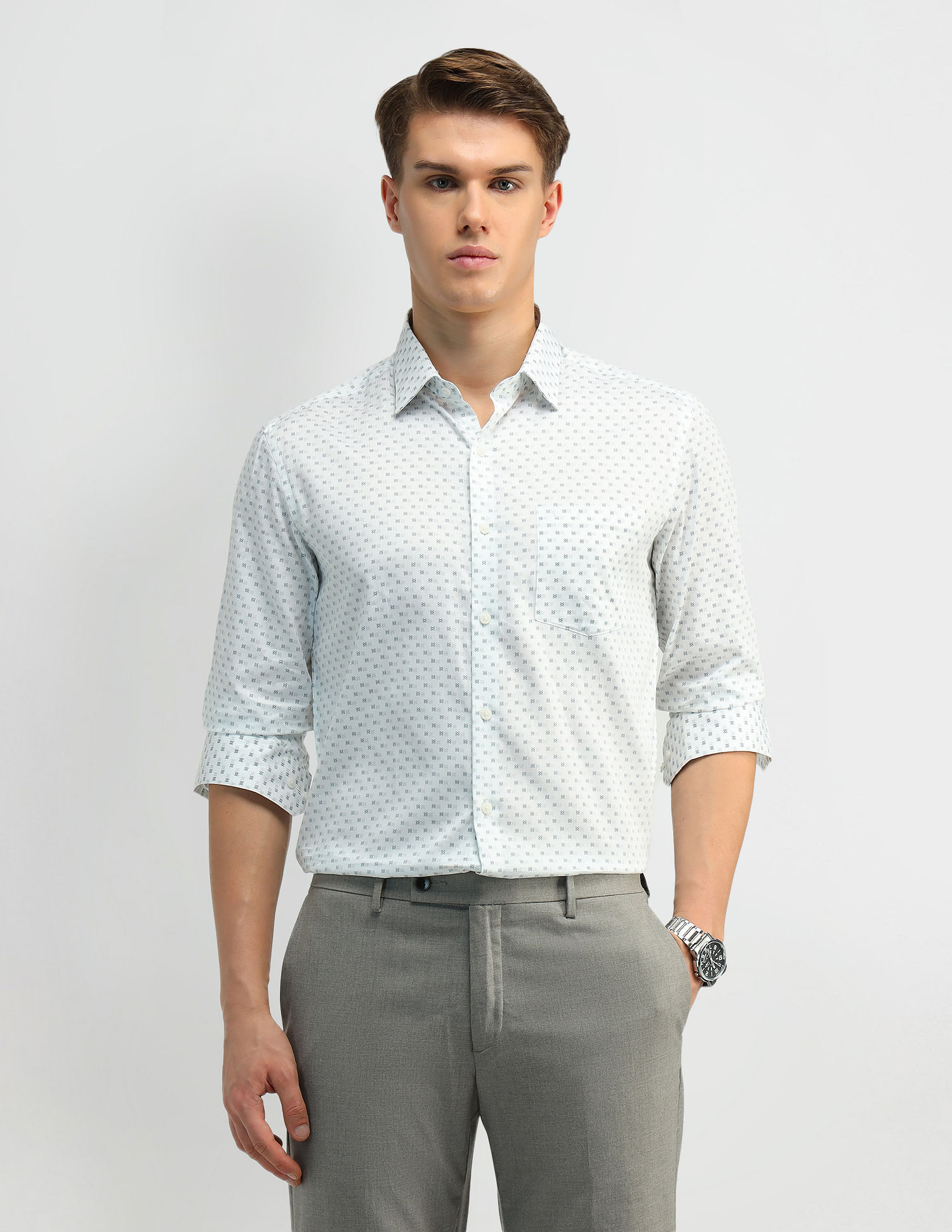 Arrow Manhattan Slim Cotton Shirt