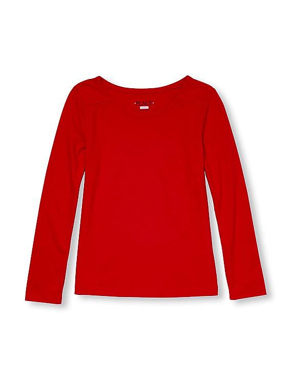  The Children's Place girls Long Sleeve Layering Tee T