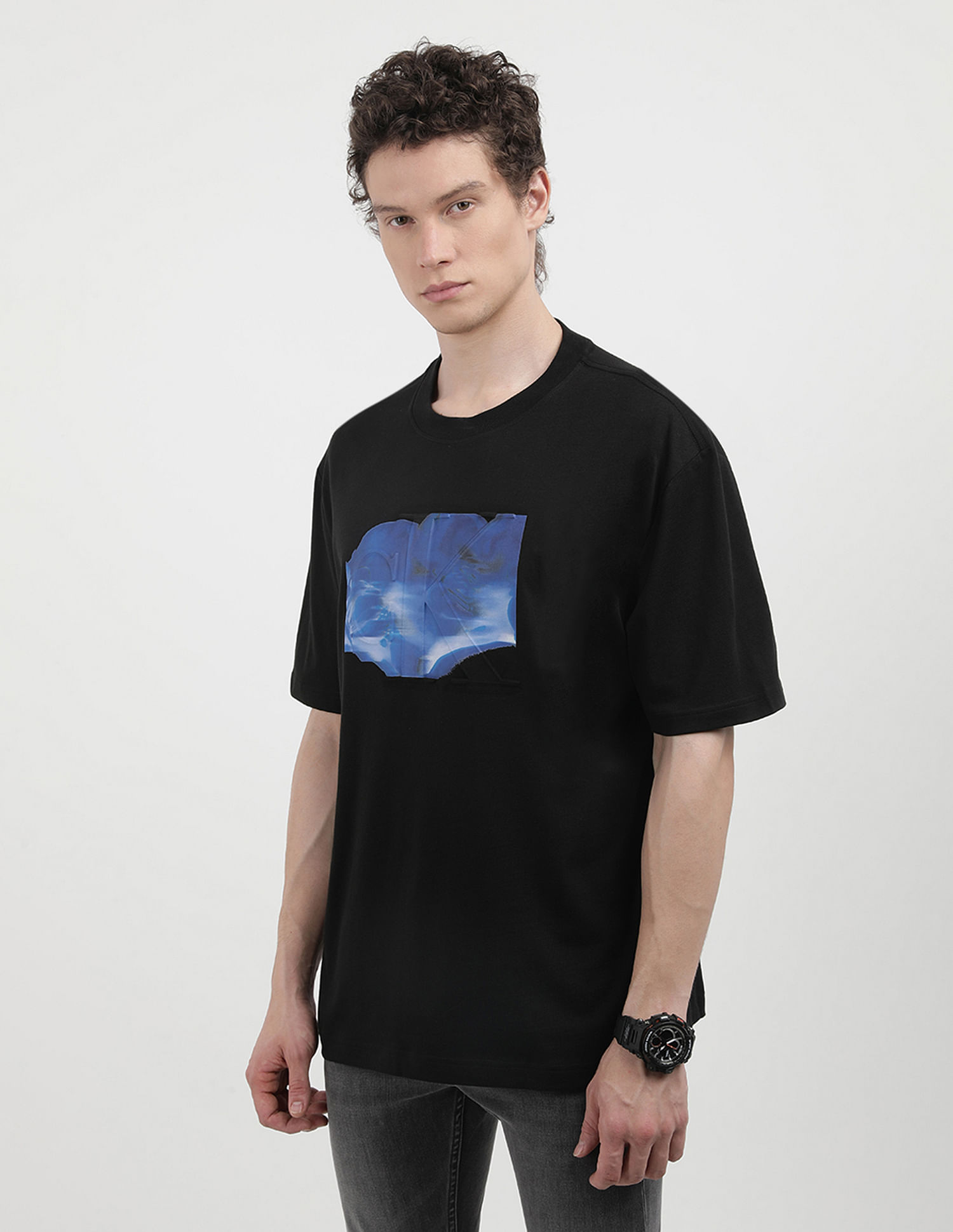 Calvin Klein Jeans Embossed Euphoric Floral T-Shirt