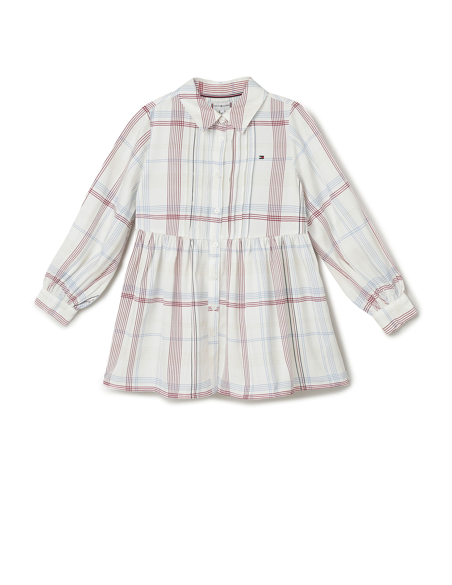 Tommy Hilfiger Kids Girls Check Shirt Dress