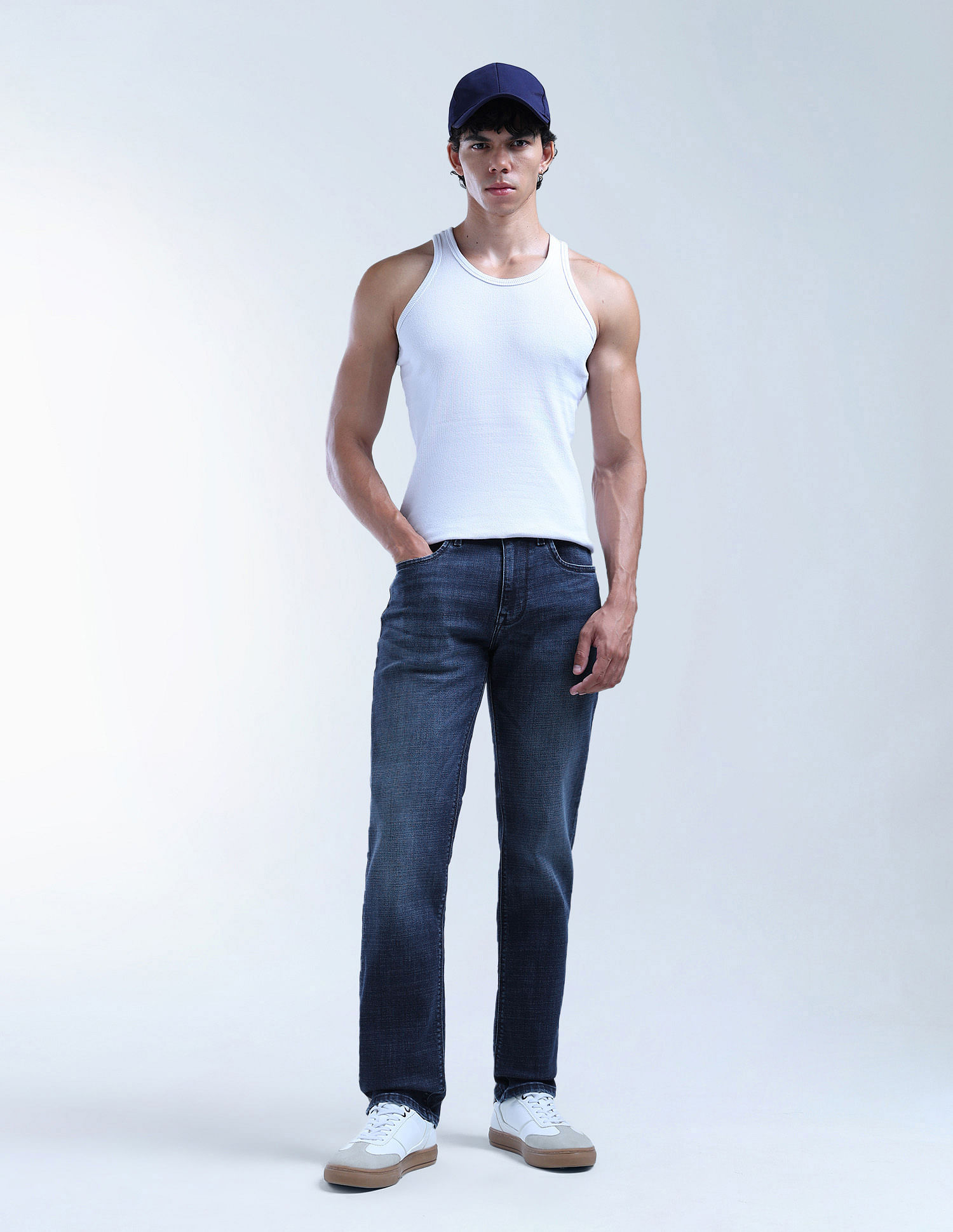 Flying Machine Freddie Slim Straight Fit Style Denim Jeans